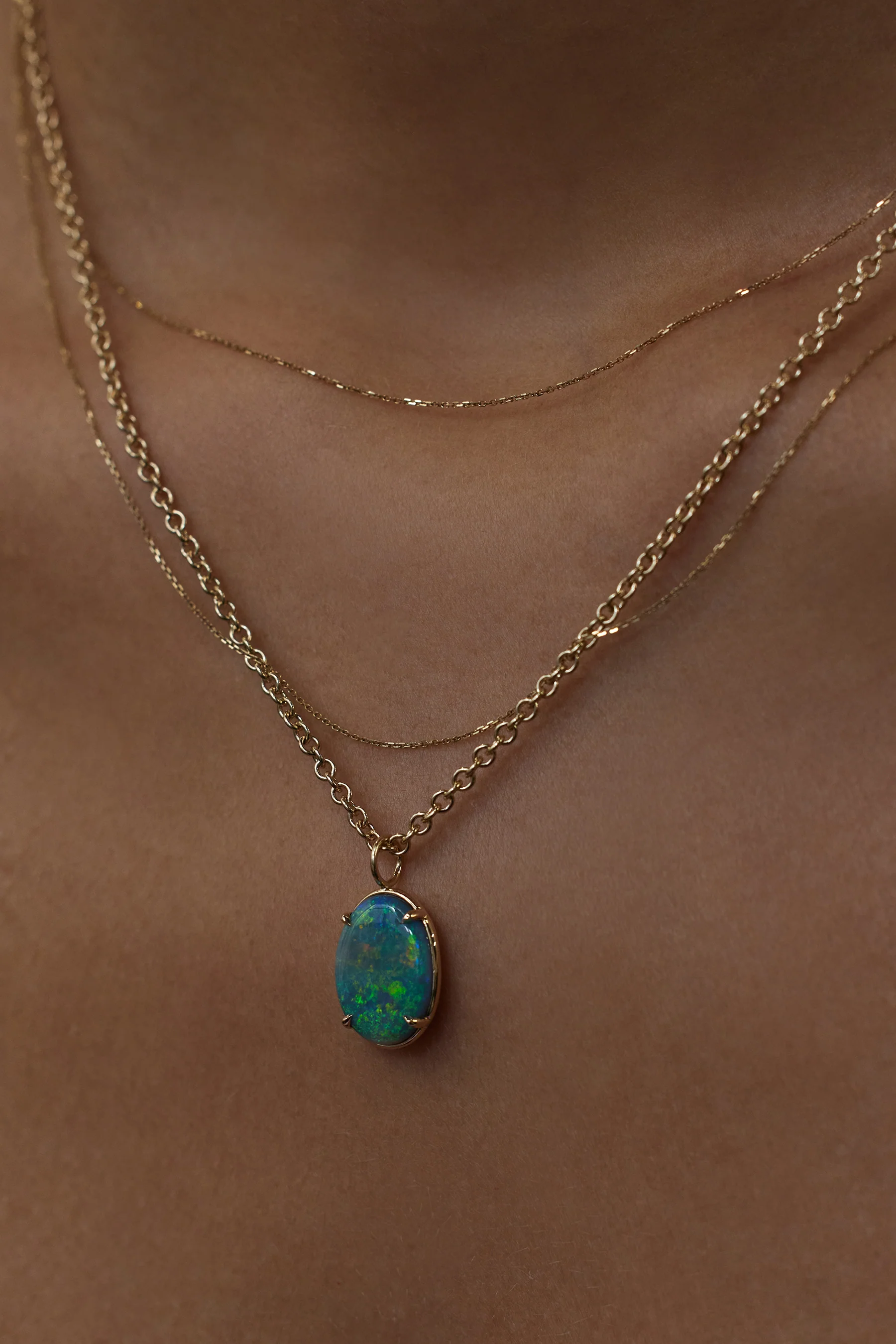 Borealis Black Opal Pendant No. 31 - Image 2