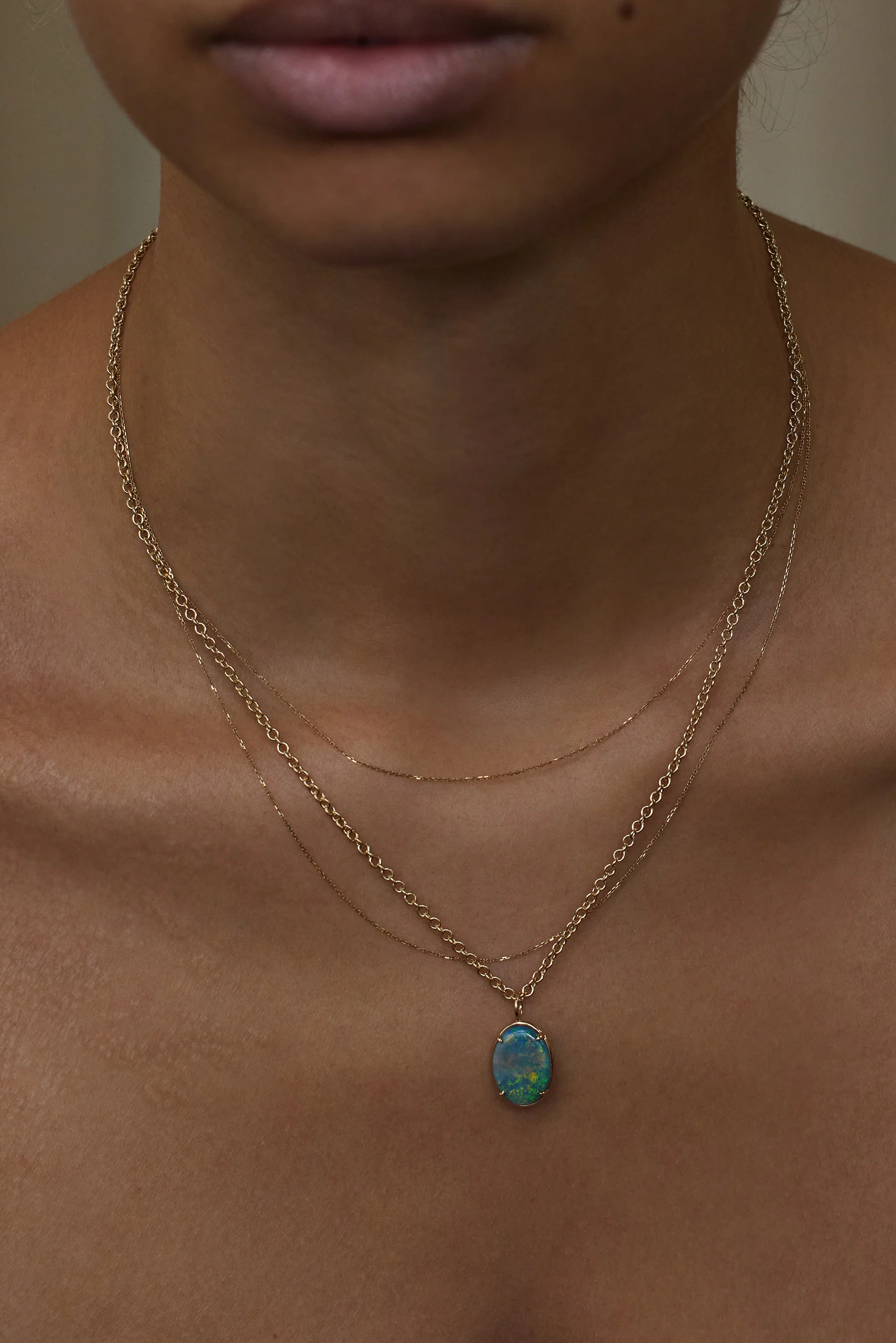 Borealis Black Opal Pendant No. 31 - Image 4