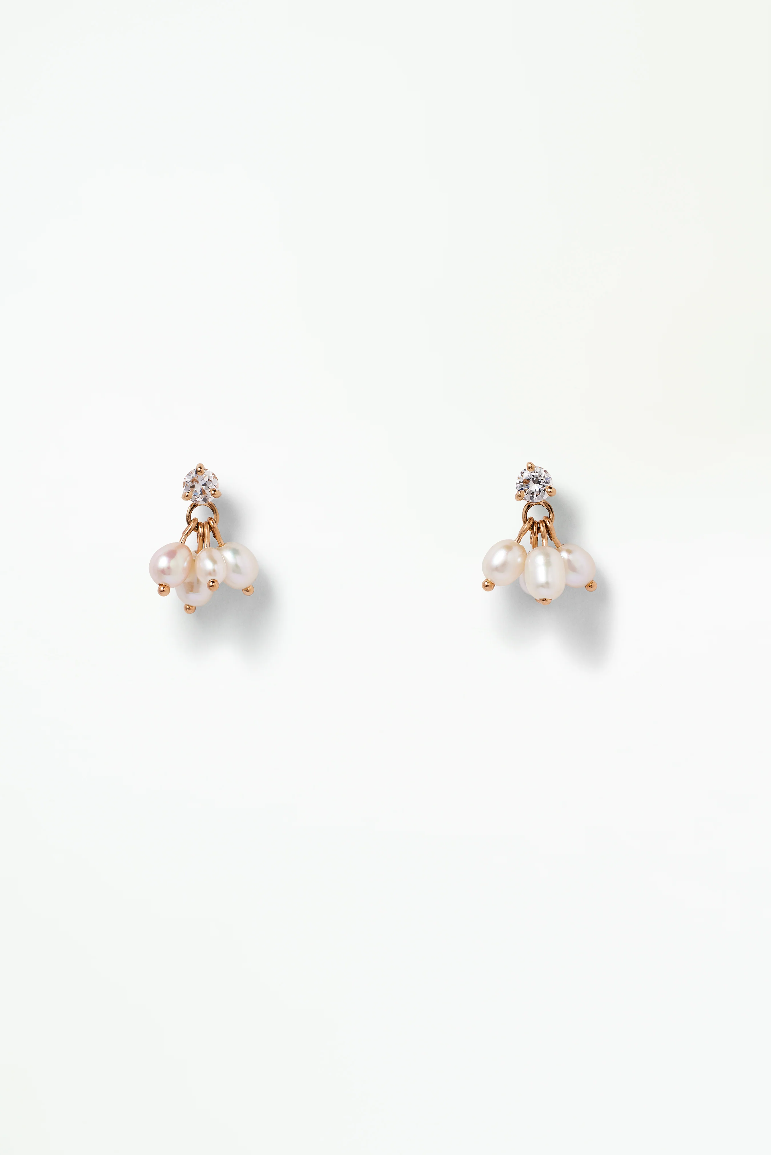 Diamond and Pearl Cloudburst Earring - Single