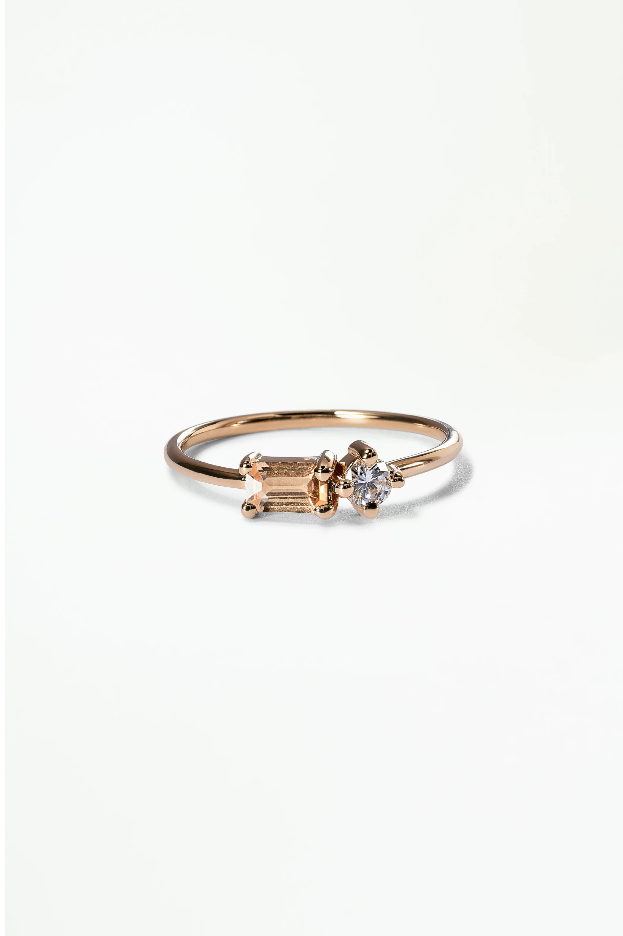 Emerald Cut Sapphire and Diamond Mosaic Ring No. 43 - Image 39