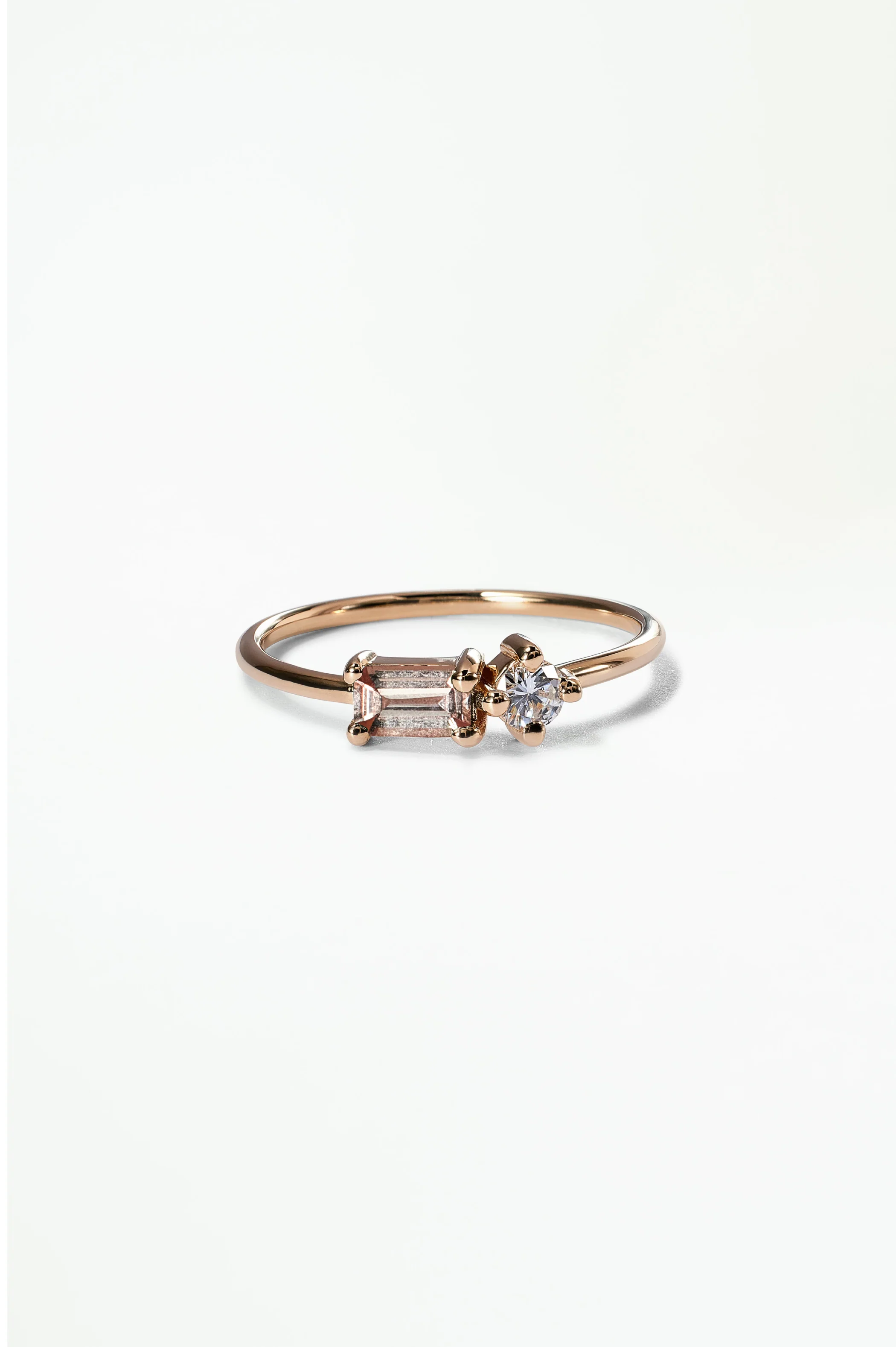 Emerald Cut Sapphire and Diamond Mosaic Ring No. 43 - Image 40