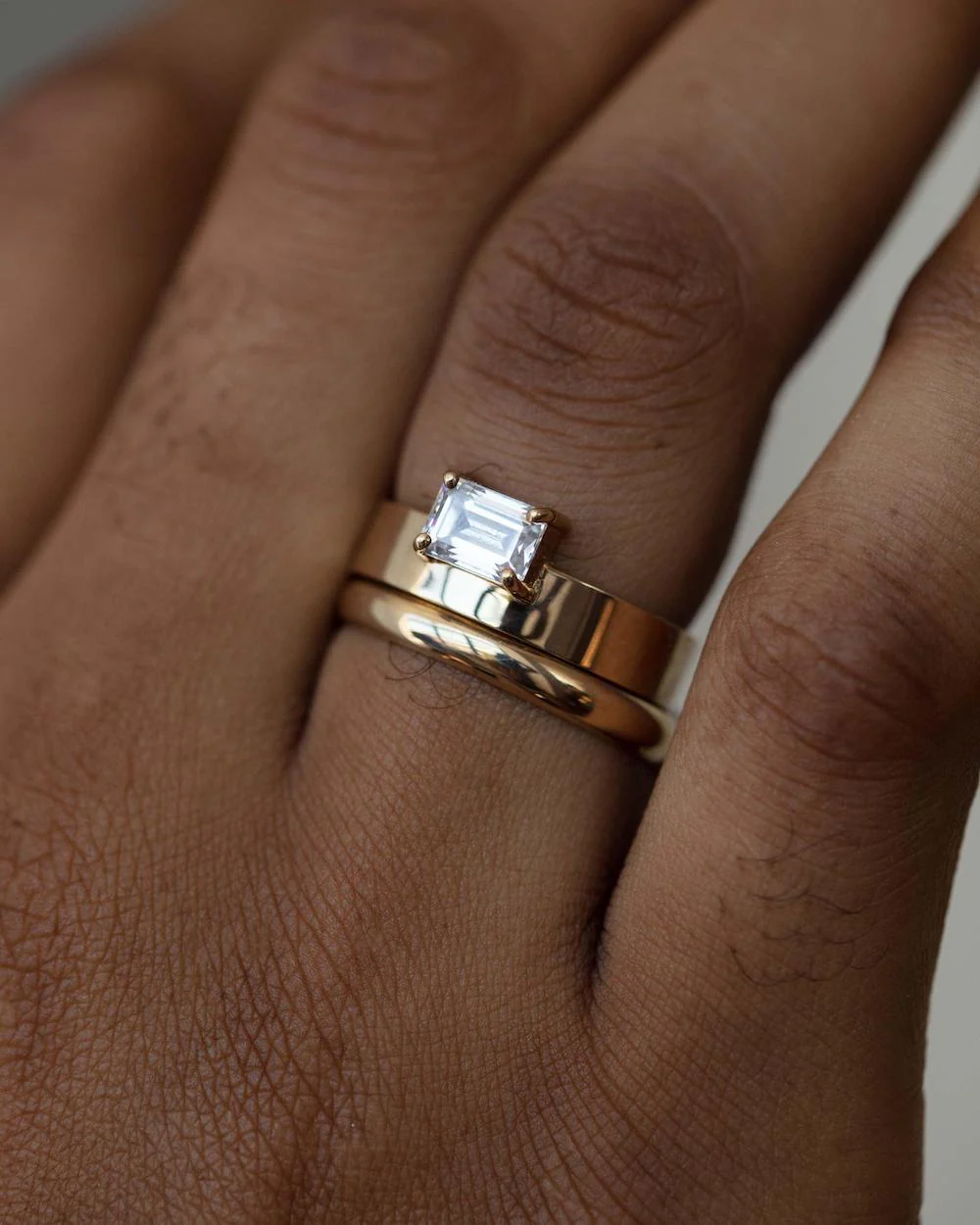 Half Round Wedding Band, 3mm - Image 2