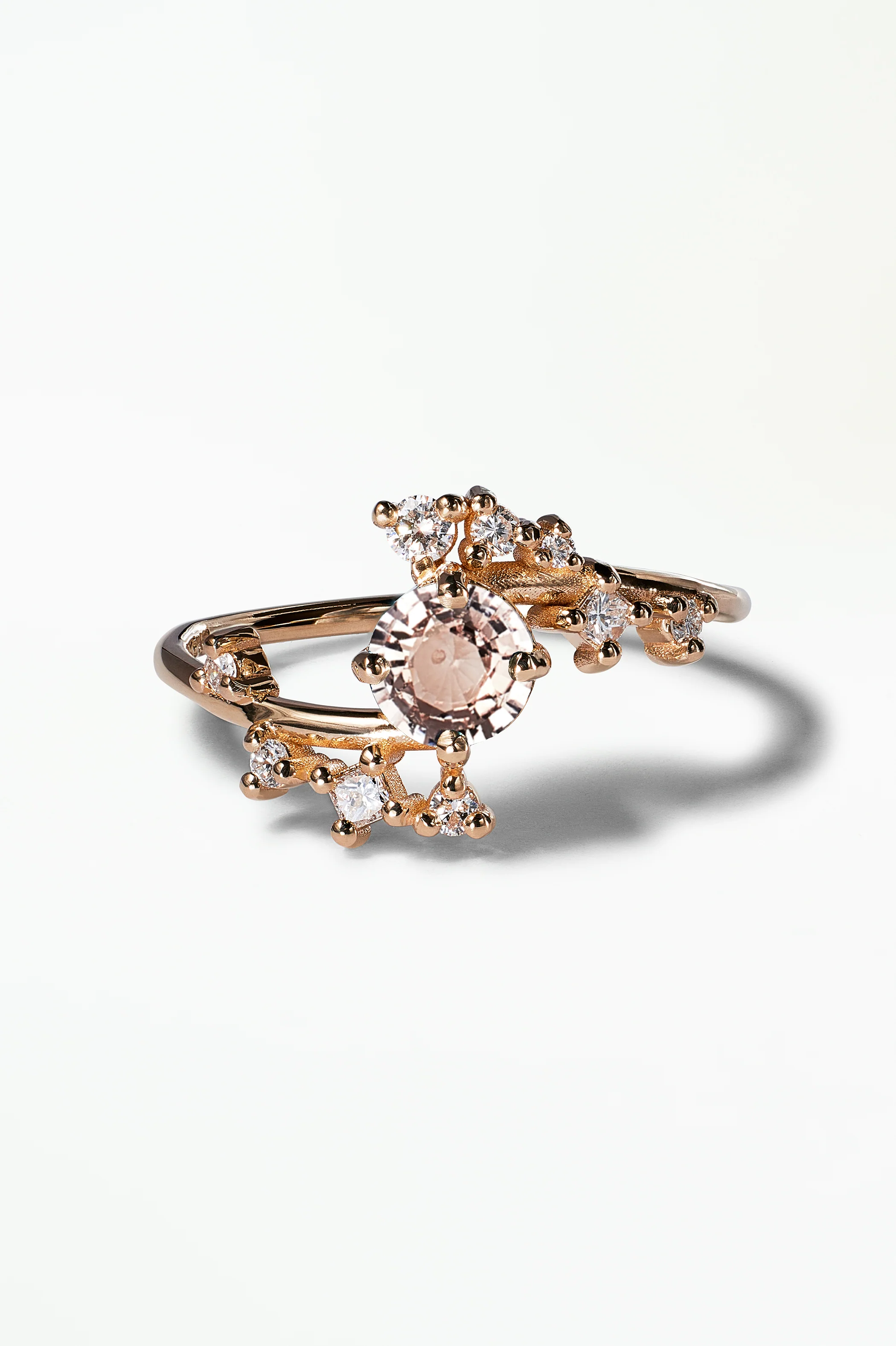 Medium Round Sapphire Celestial Ring - Image 29