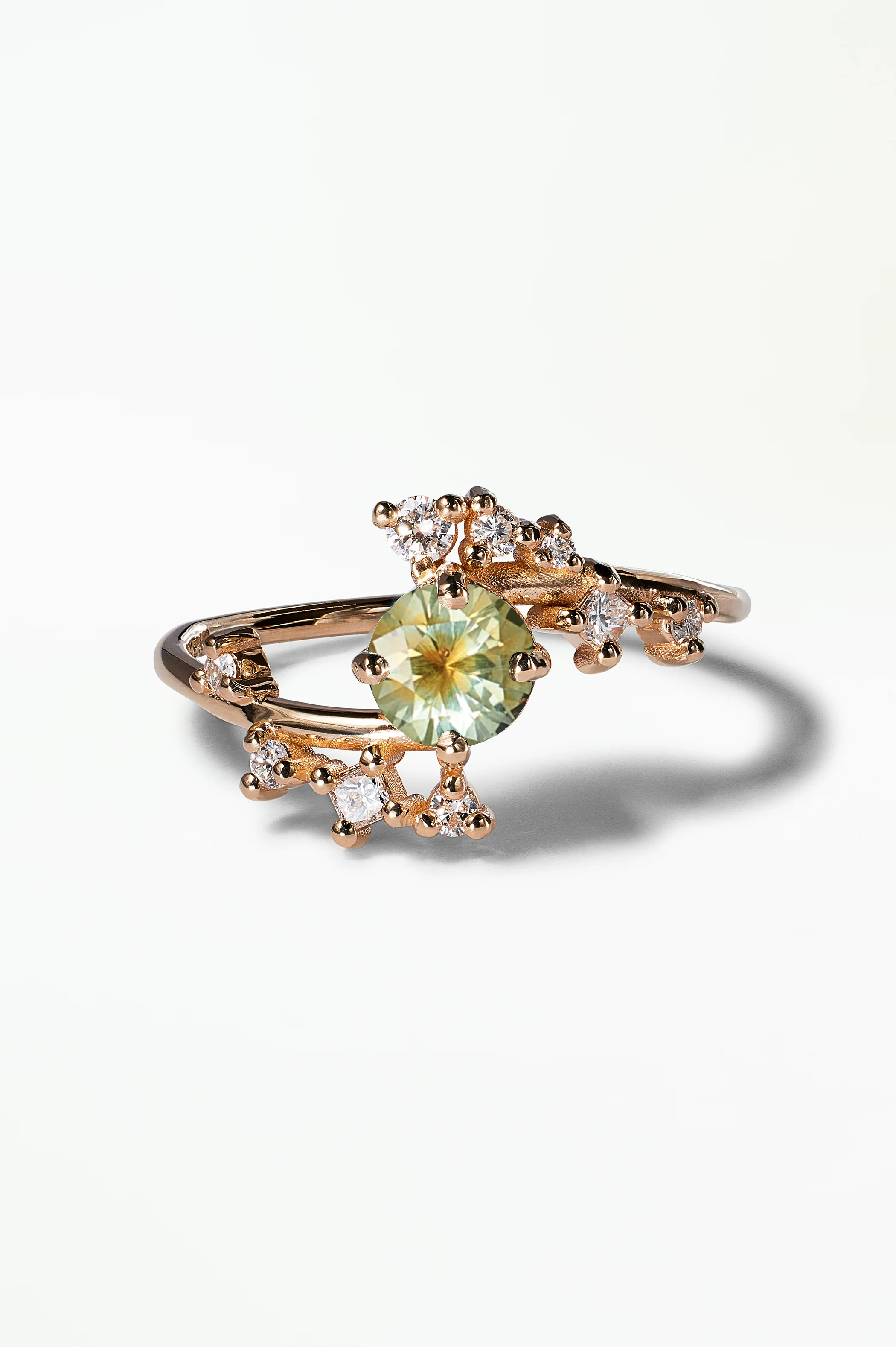 Medium Round Sapphire Celestial Ring - Image 33