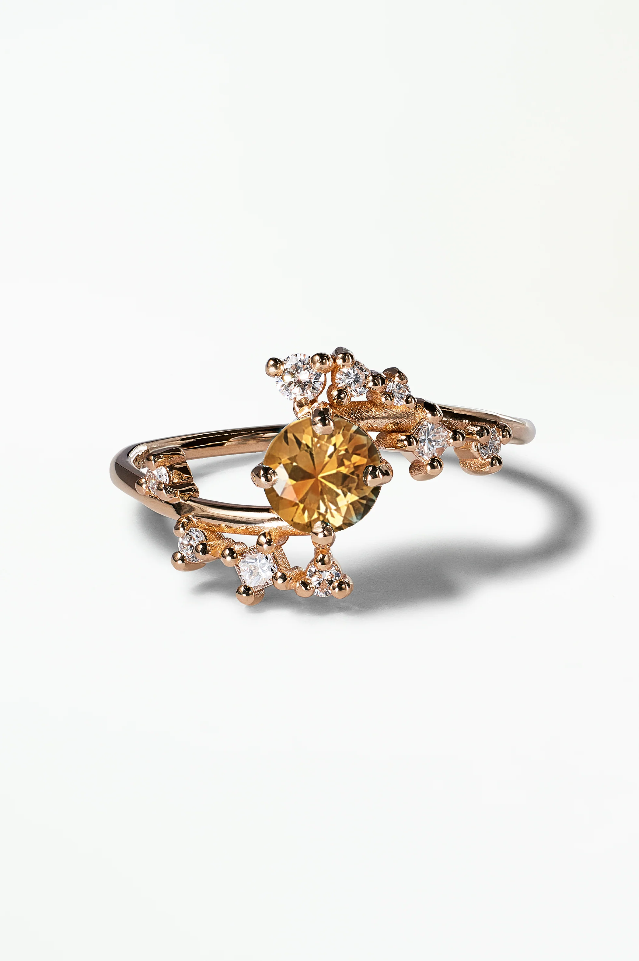 Medium Round Sapphire Celestial Ring - Image 34