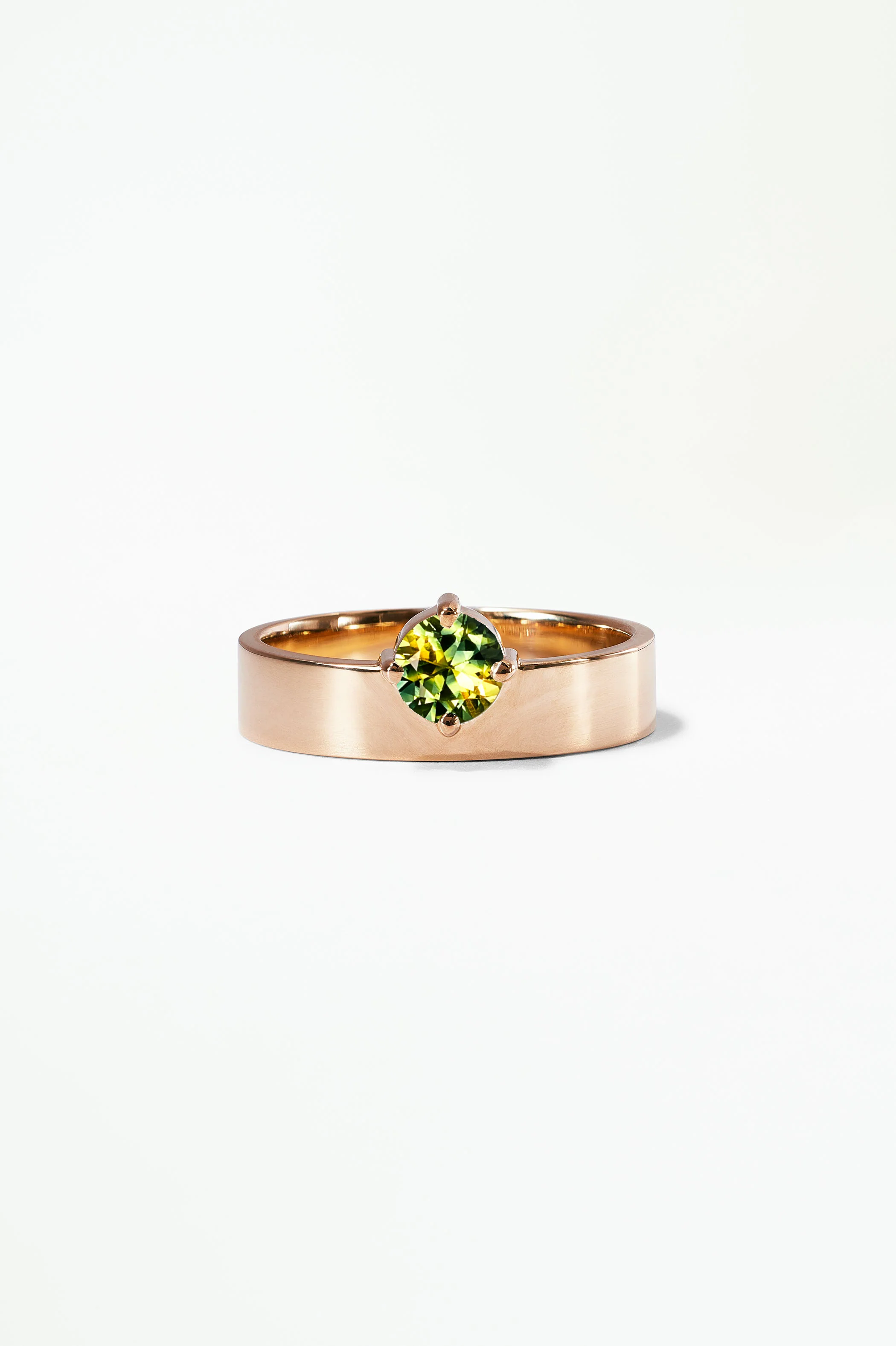 Medium Round Sapphire Monolith Ring - Image 22