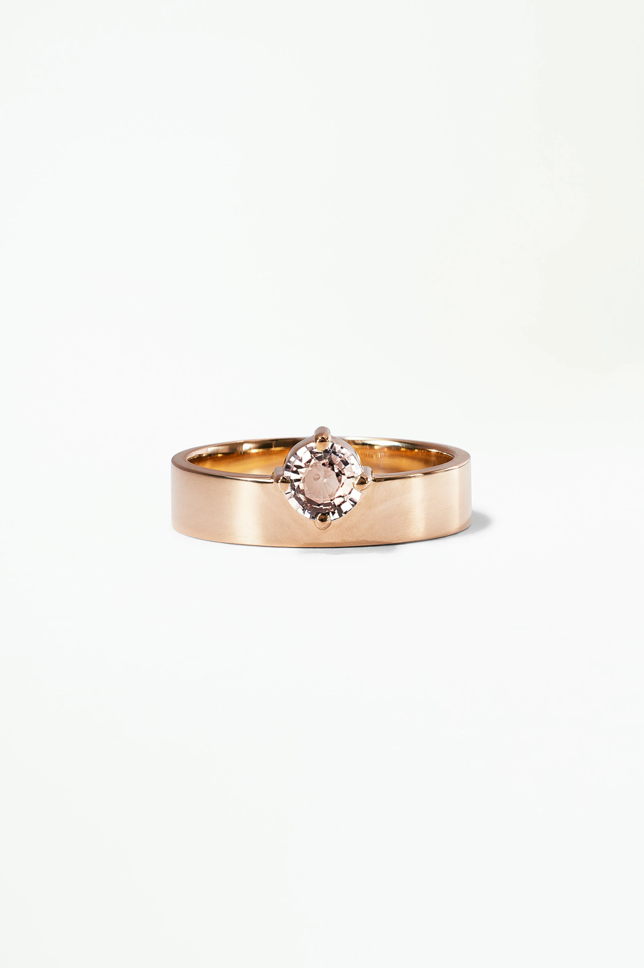 Medium Round Sapphire Monolith Ring - Image 28