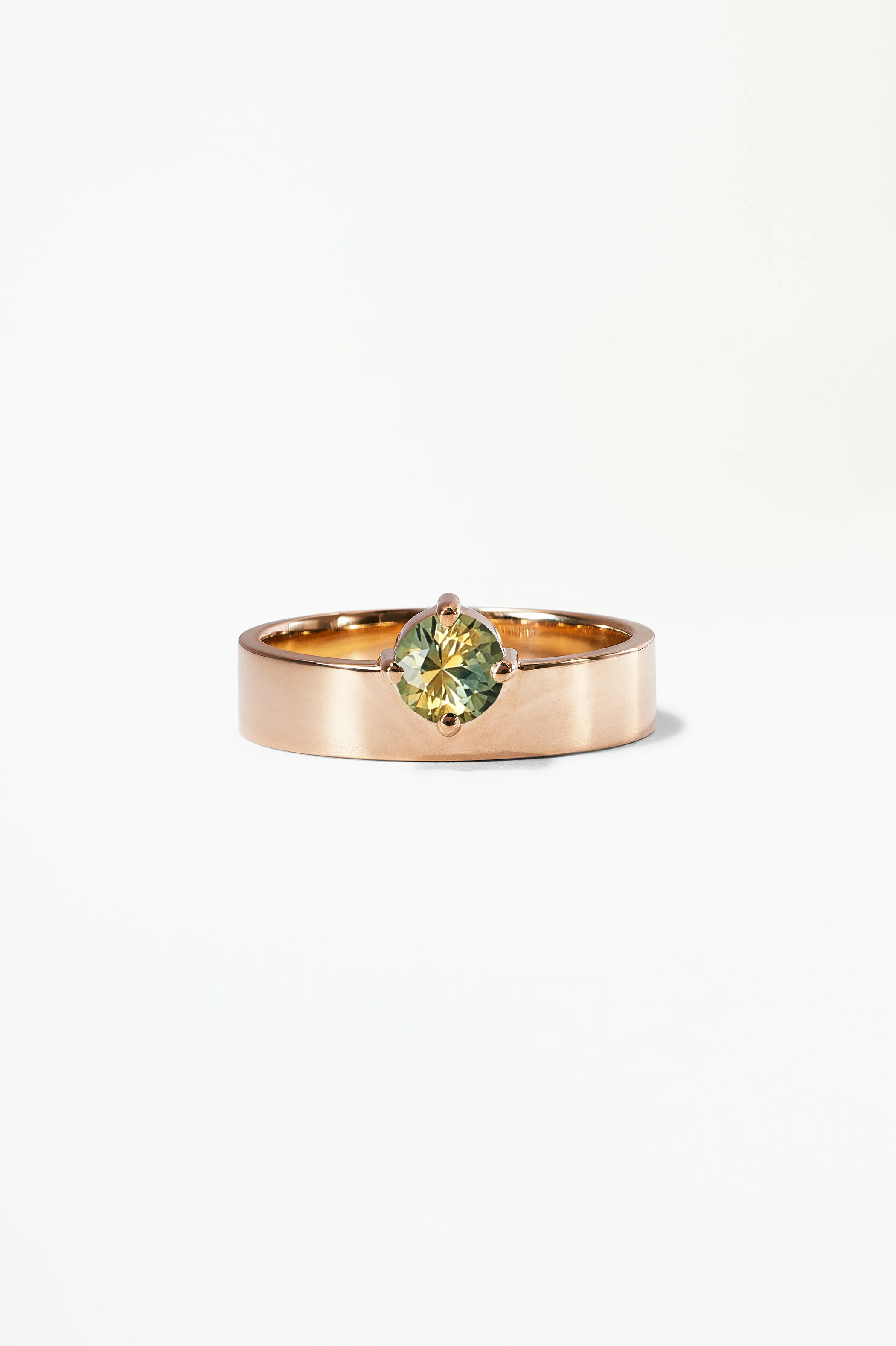 Medium Round Sapphire Monolith Ring - Image 31