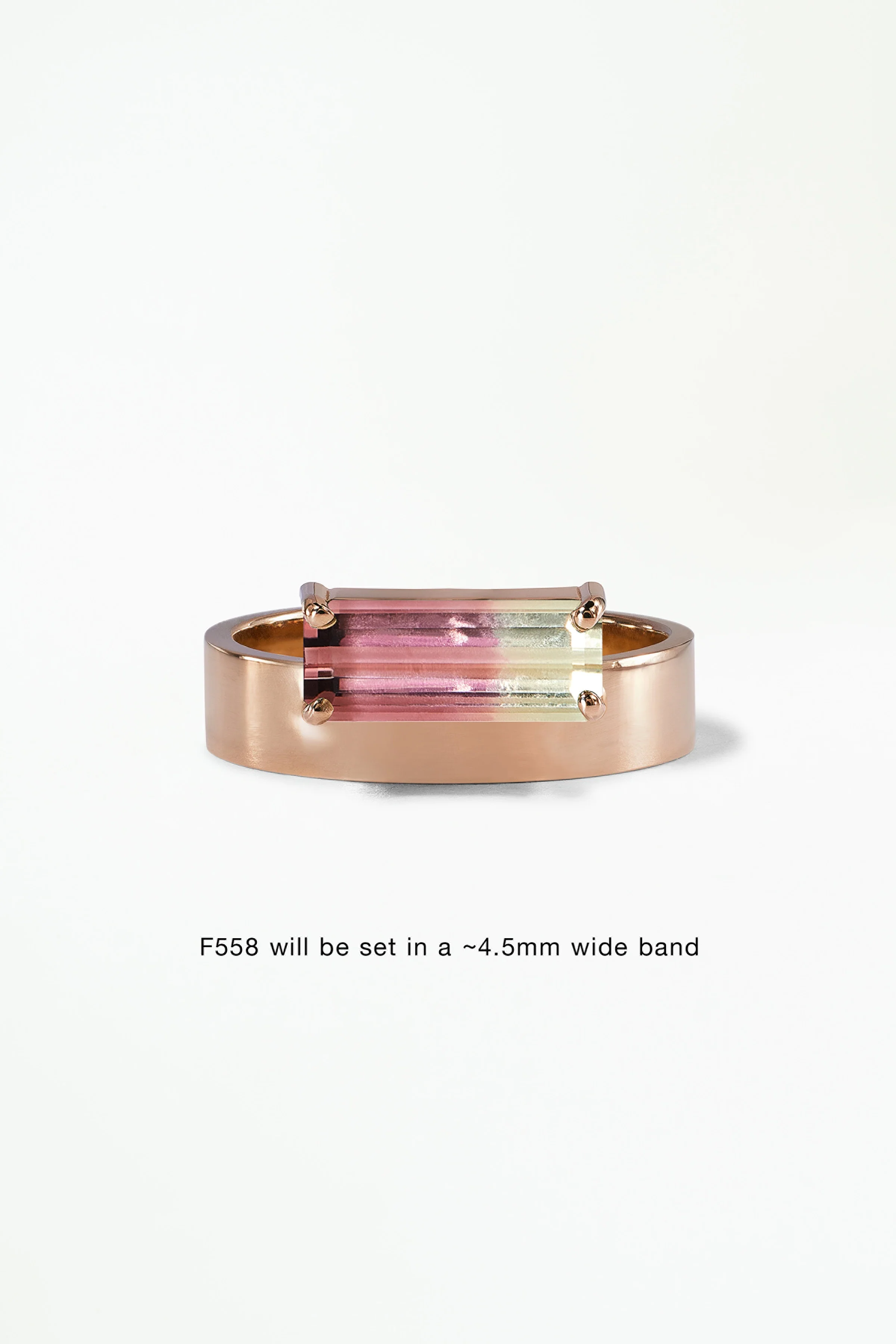 Monolith Ring - Horizontal Emerald Cut - Image 11