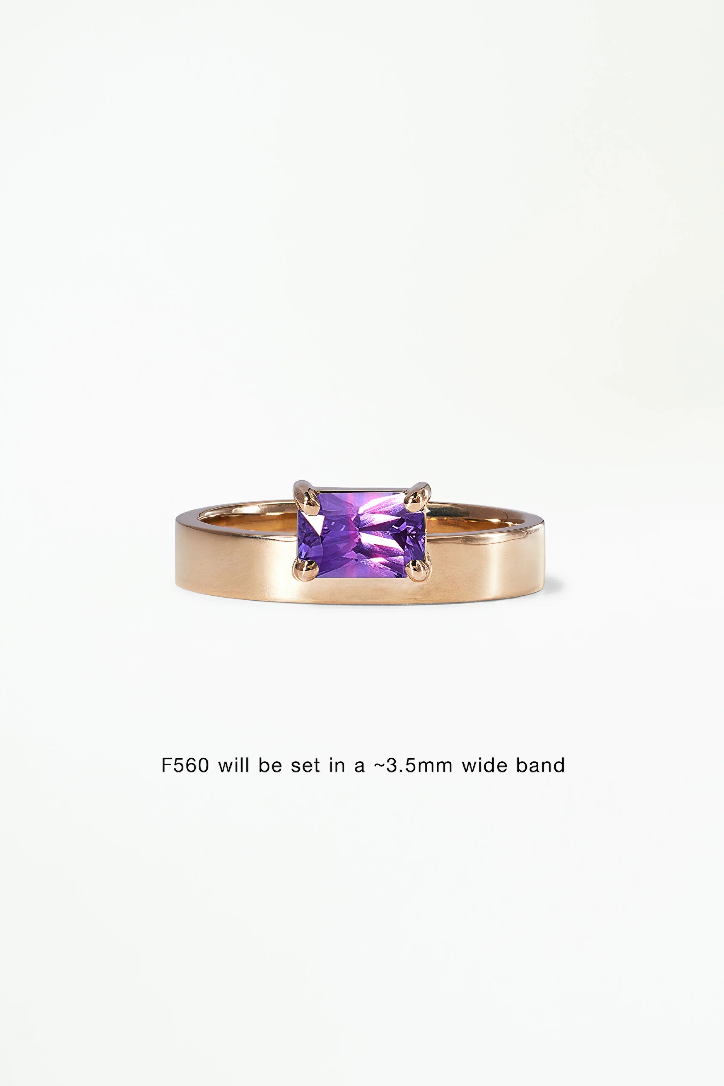 Monolith Ring - Horizontal Emerald Cut - Image 12