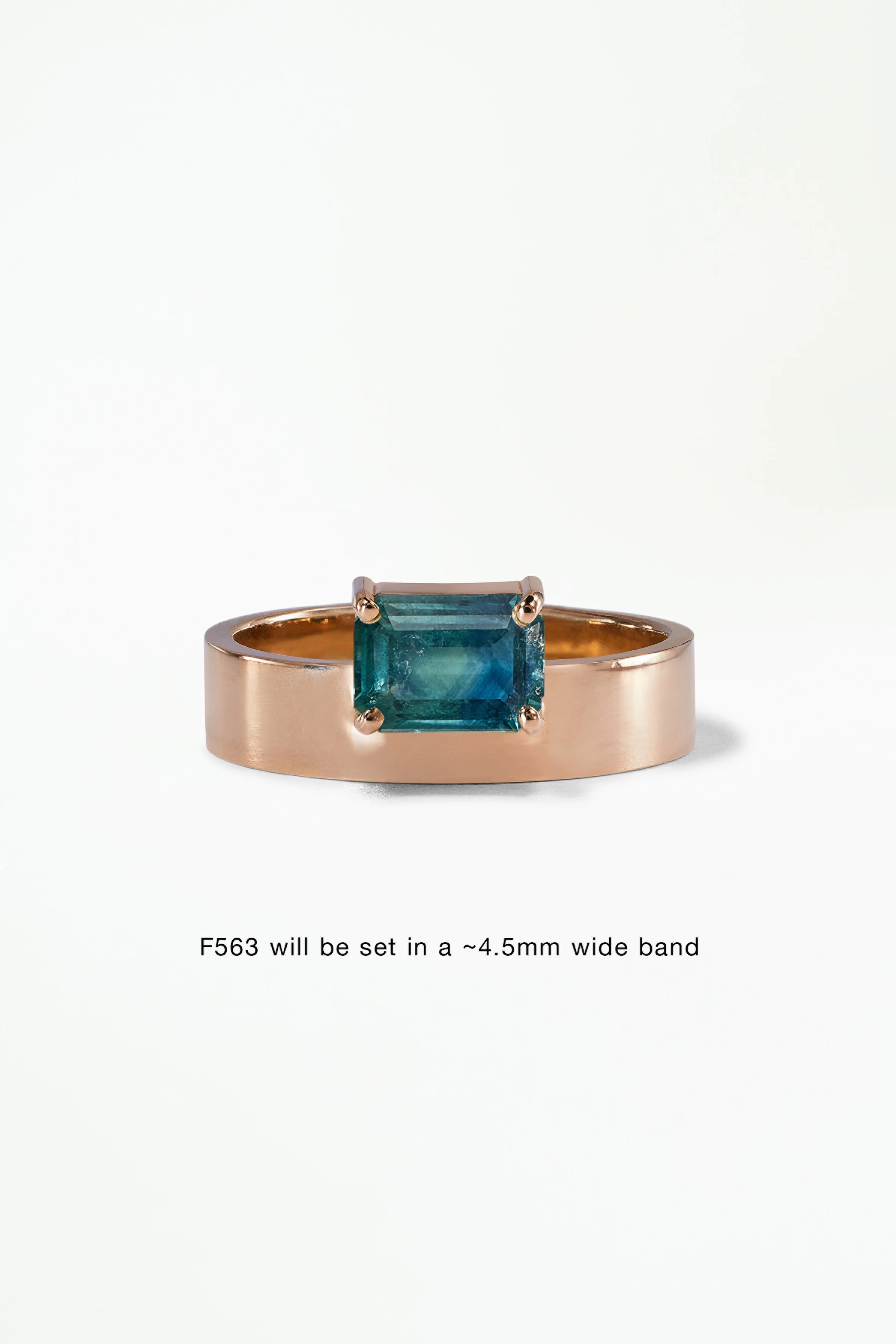 Monolith Ring - Horizontal Emerald Cut - Image 13