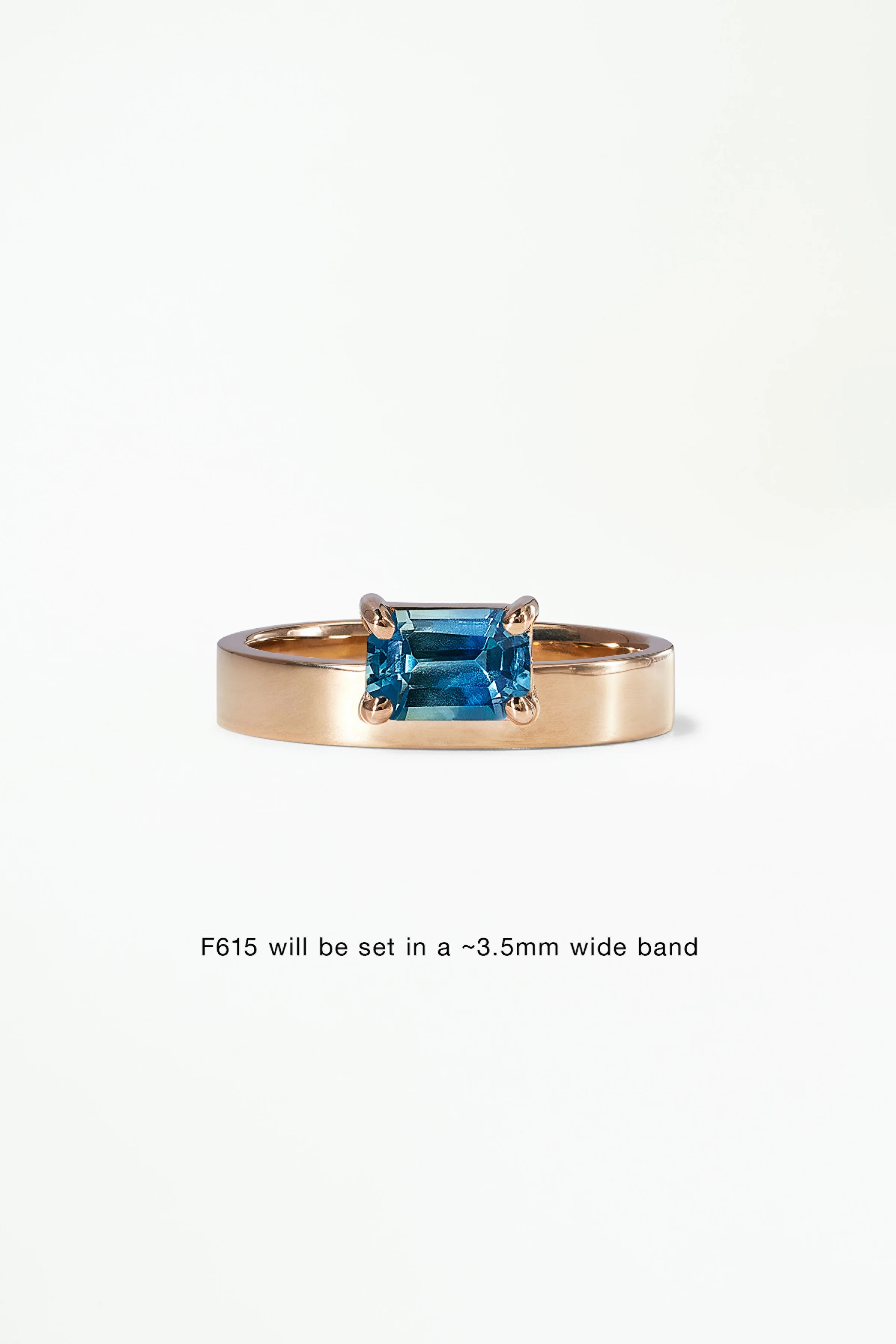 Monolith Ring - Horizontal Emerald Cut - Image 14