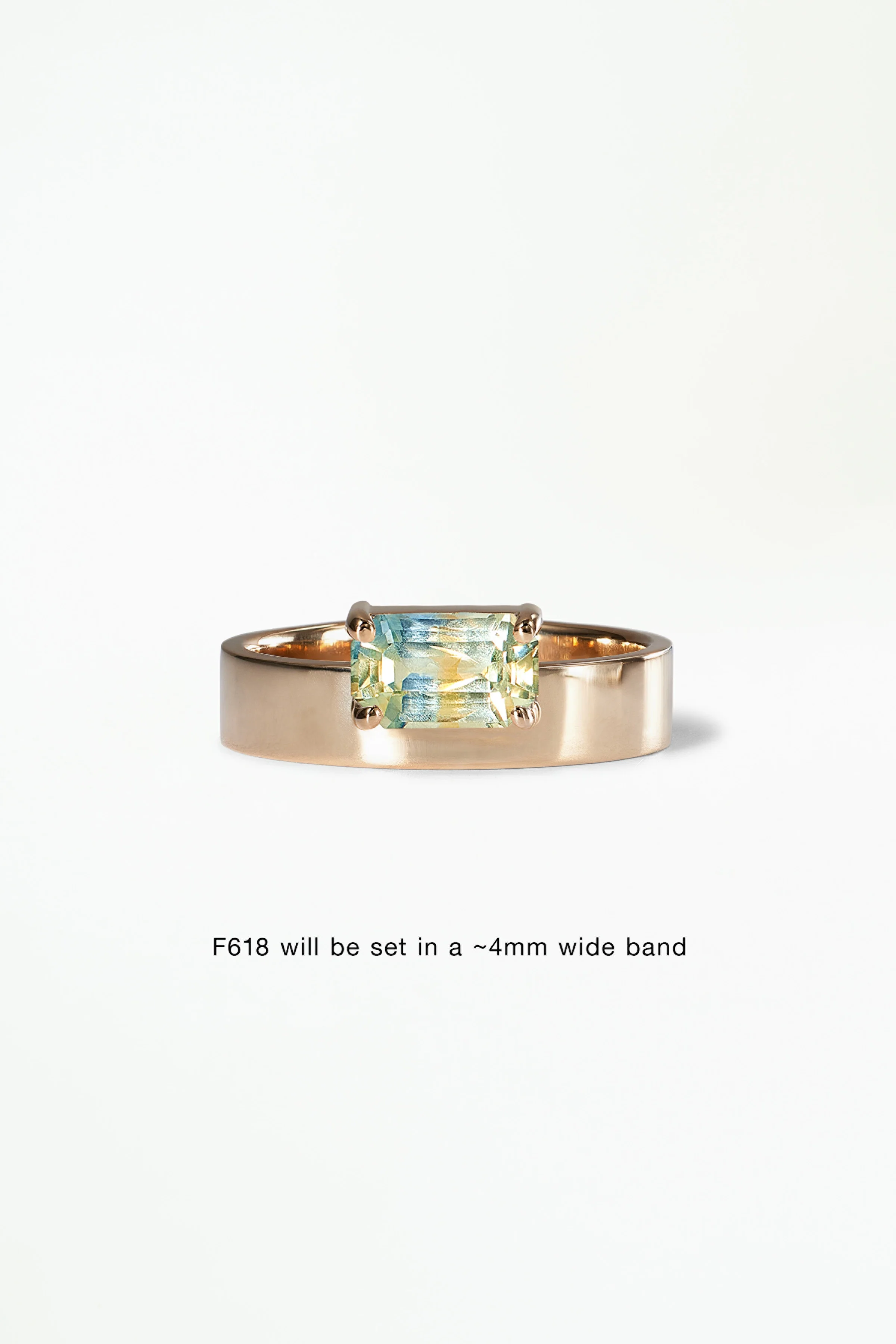 Monolith Ring - Horizontal Emerald Cut - Image 15