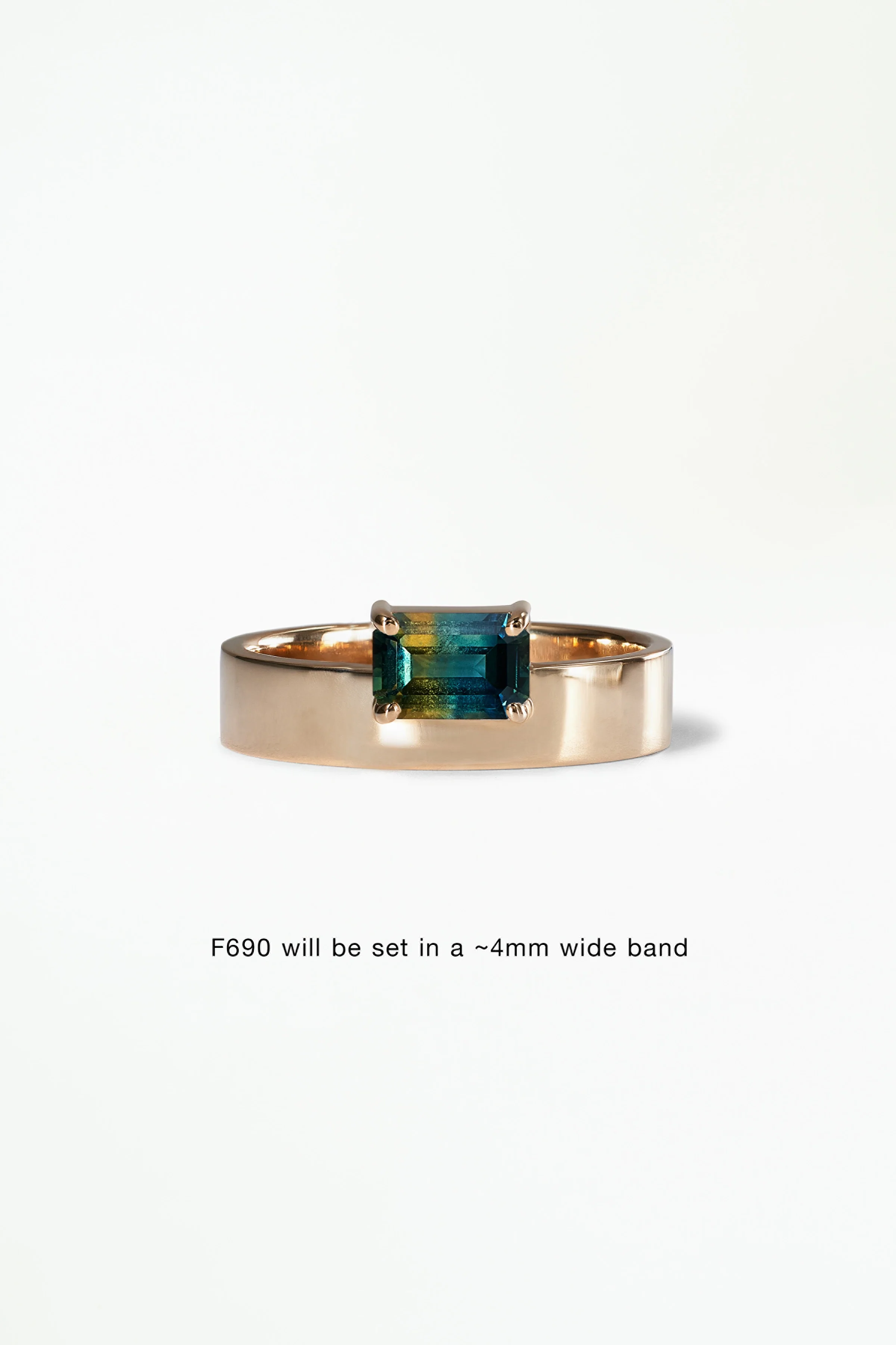 Monolith Ring - Horizontal Emerald Cut - Image 16
