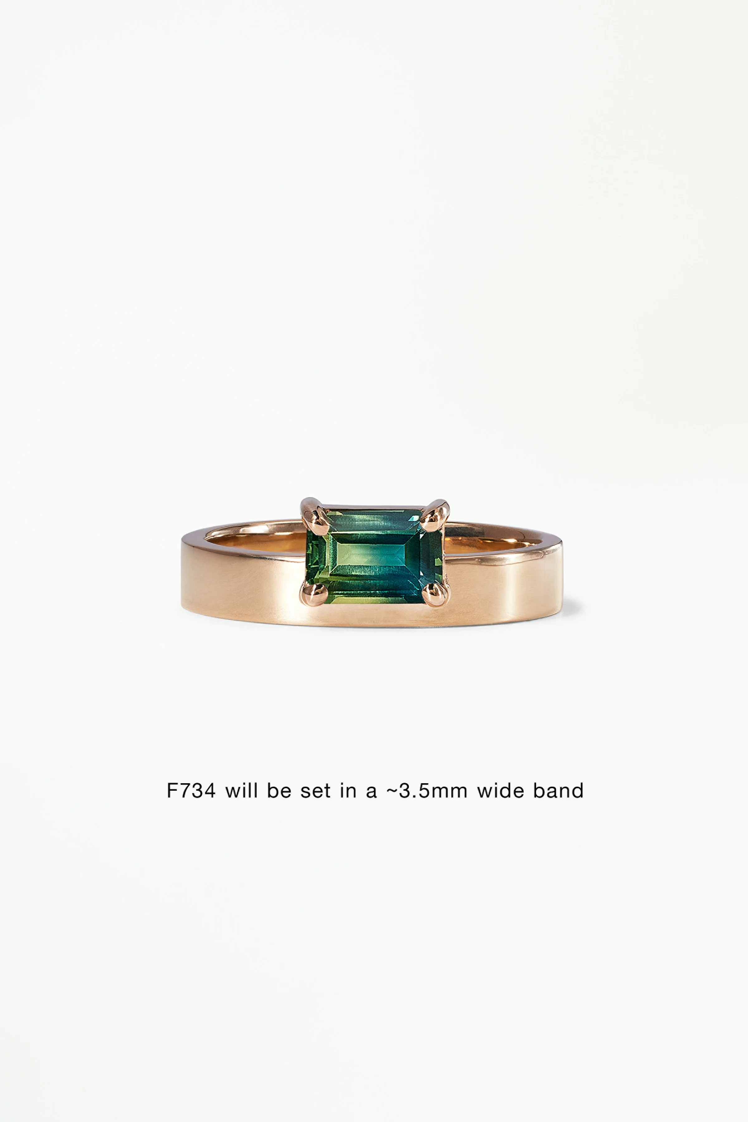 Monolith Ring - Horizontal Emerald Cut - Image 23