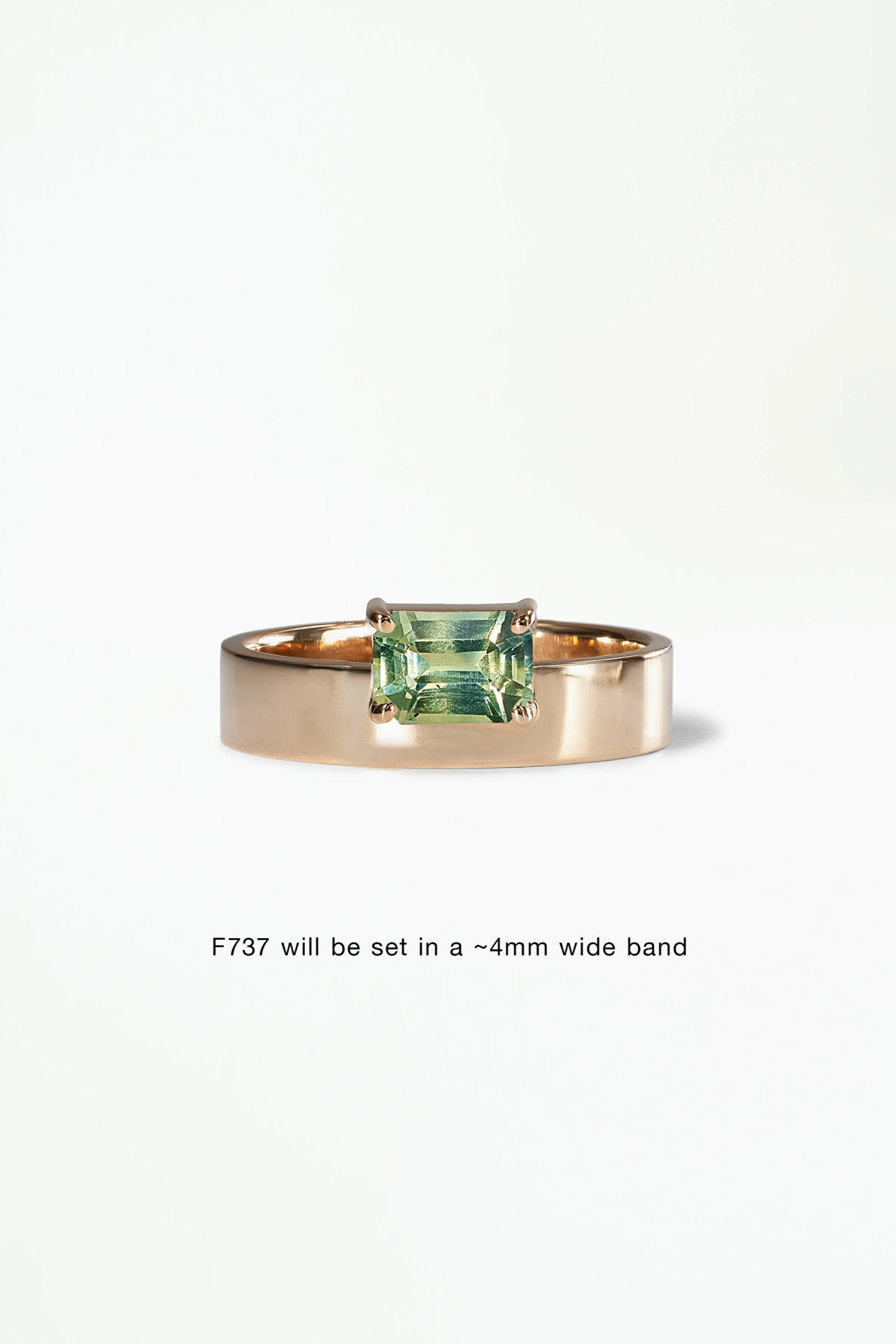 Monolith Ring - Horizontal Emerald Cut - Image 24