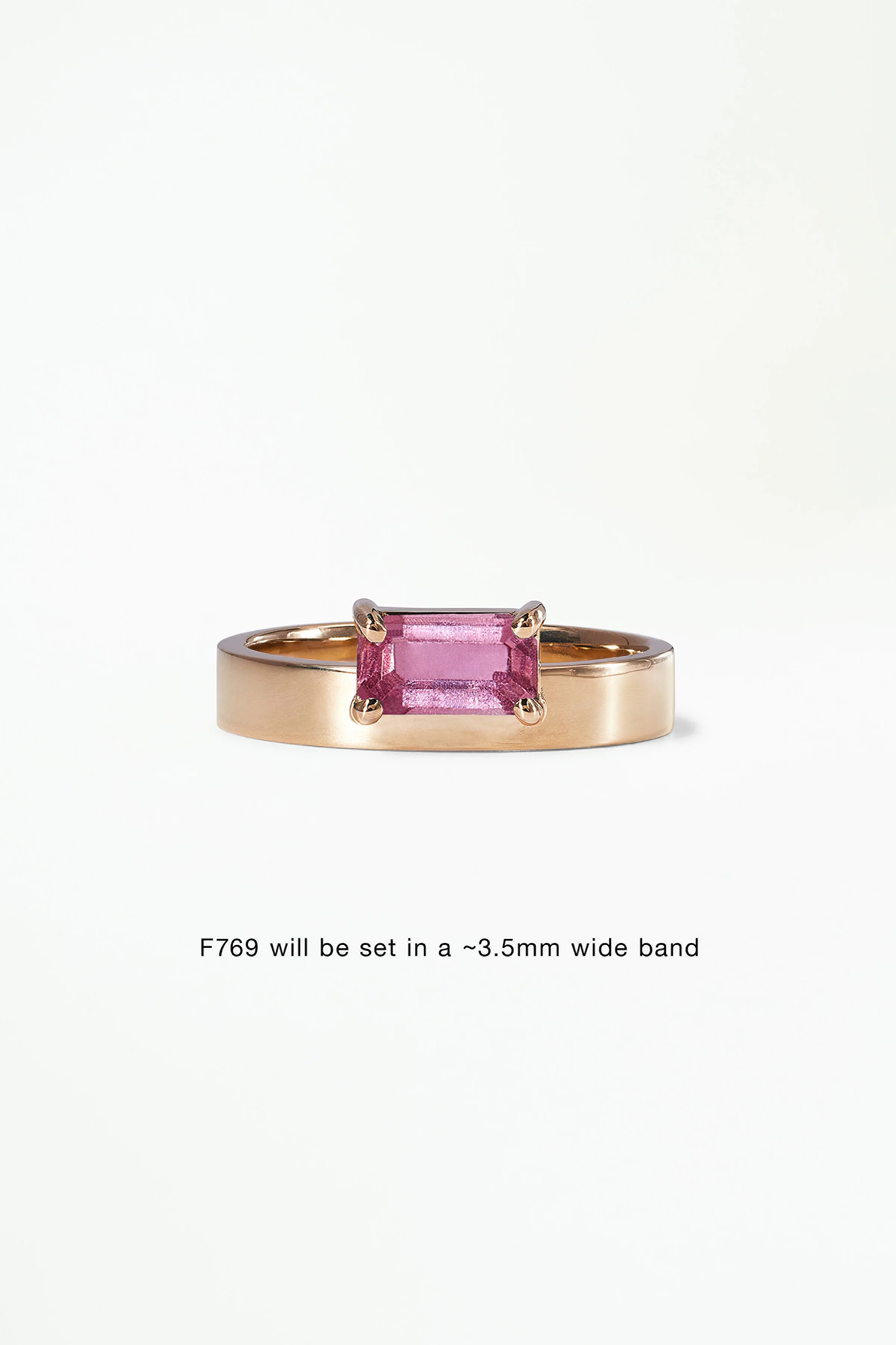 Monolith Ring - Horizontal Emerald Cut - Image 26