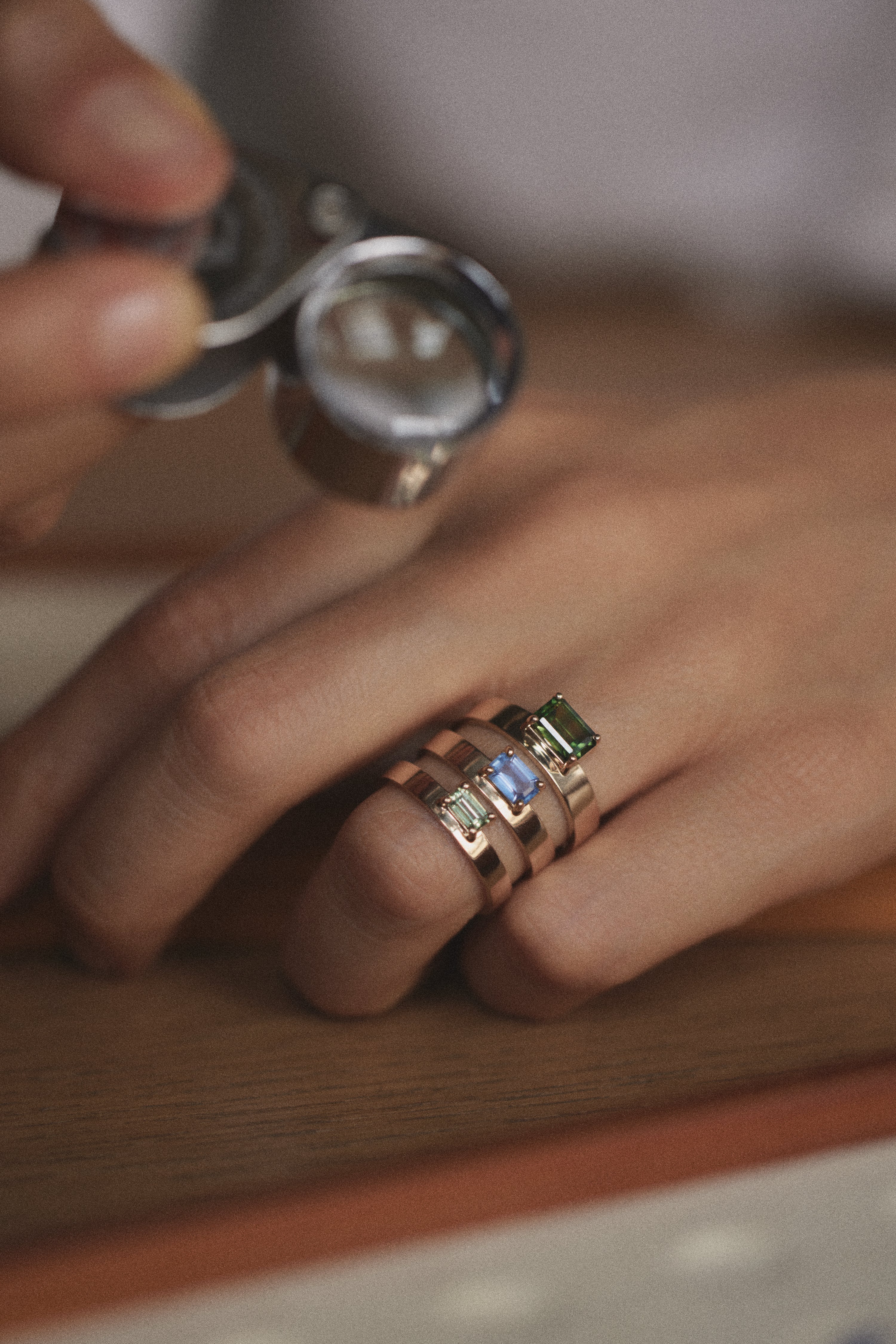 Monolith Ring - Horizontal Emerald Cut - Image 3