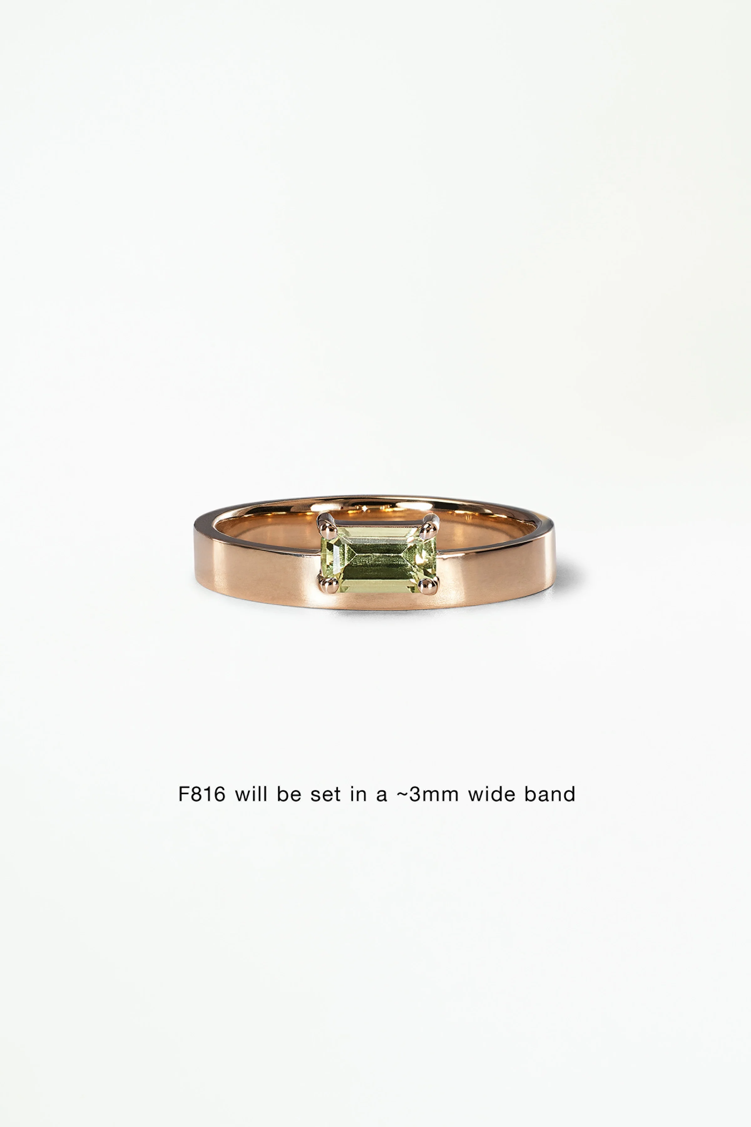 Monolith Ring - Horizontal Emerald Cut - Image 30