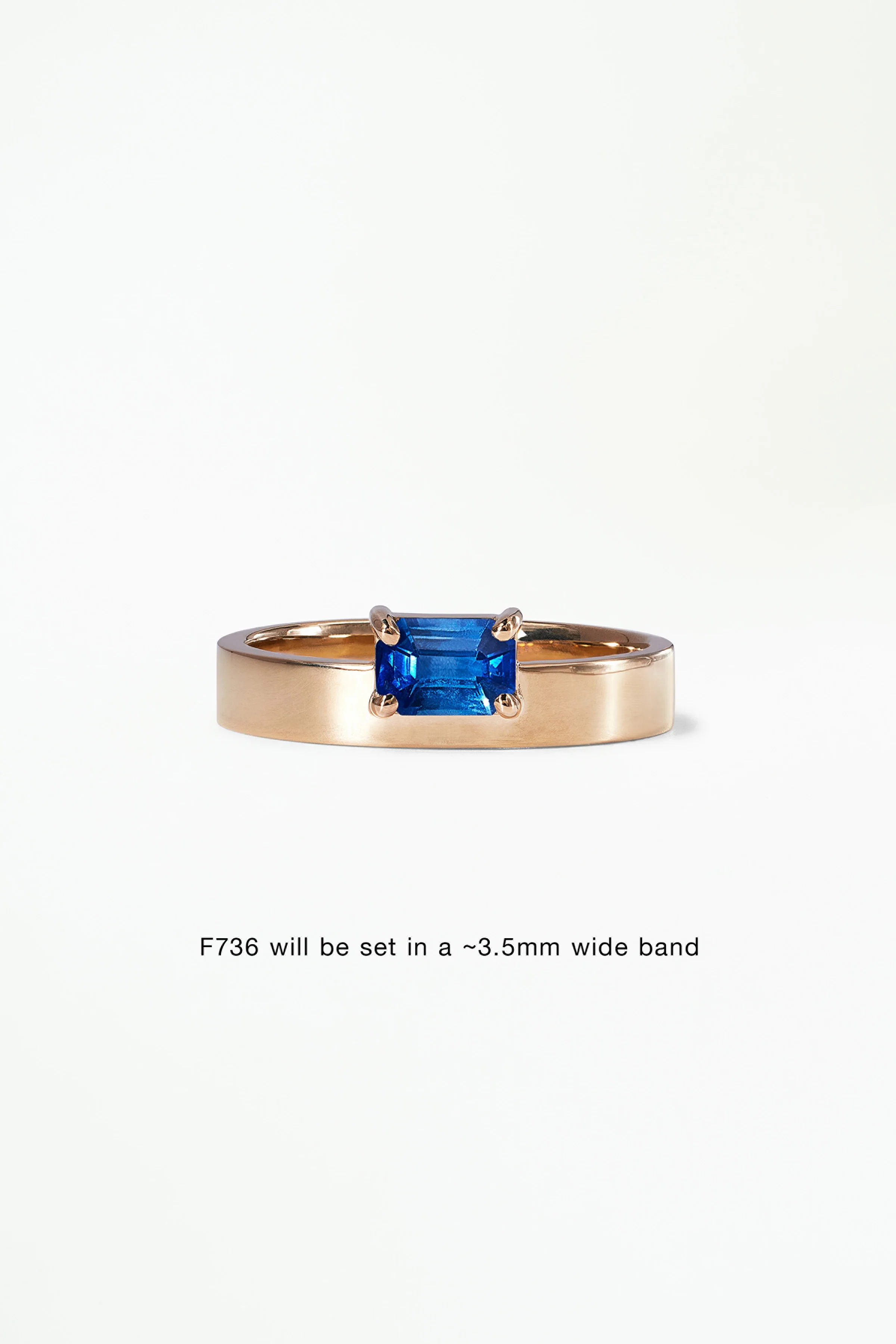 Monolith Ring - Horizontal Emerald Cut - Image 35
