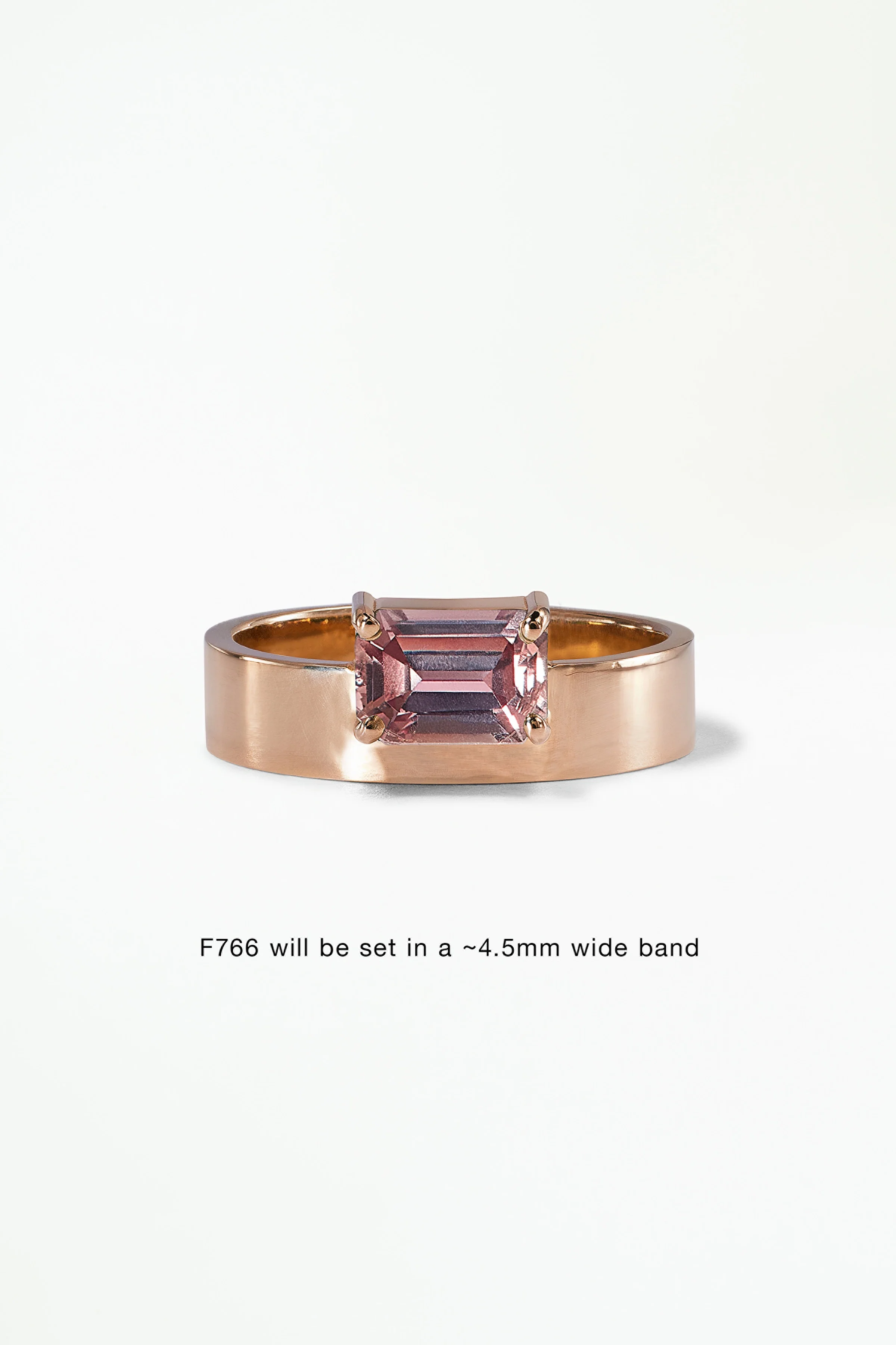 Monolith Ring - Horizontal Emerald Cut - Image 36
