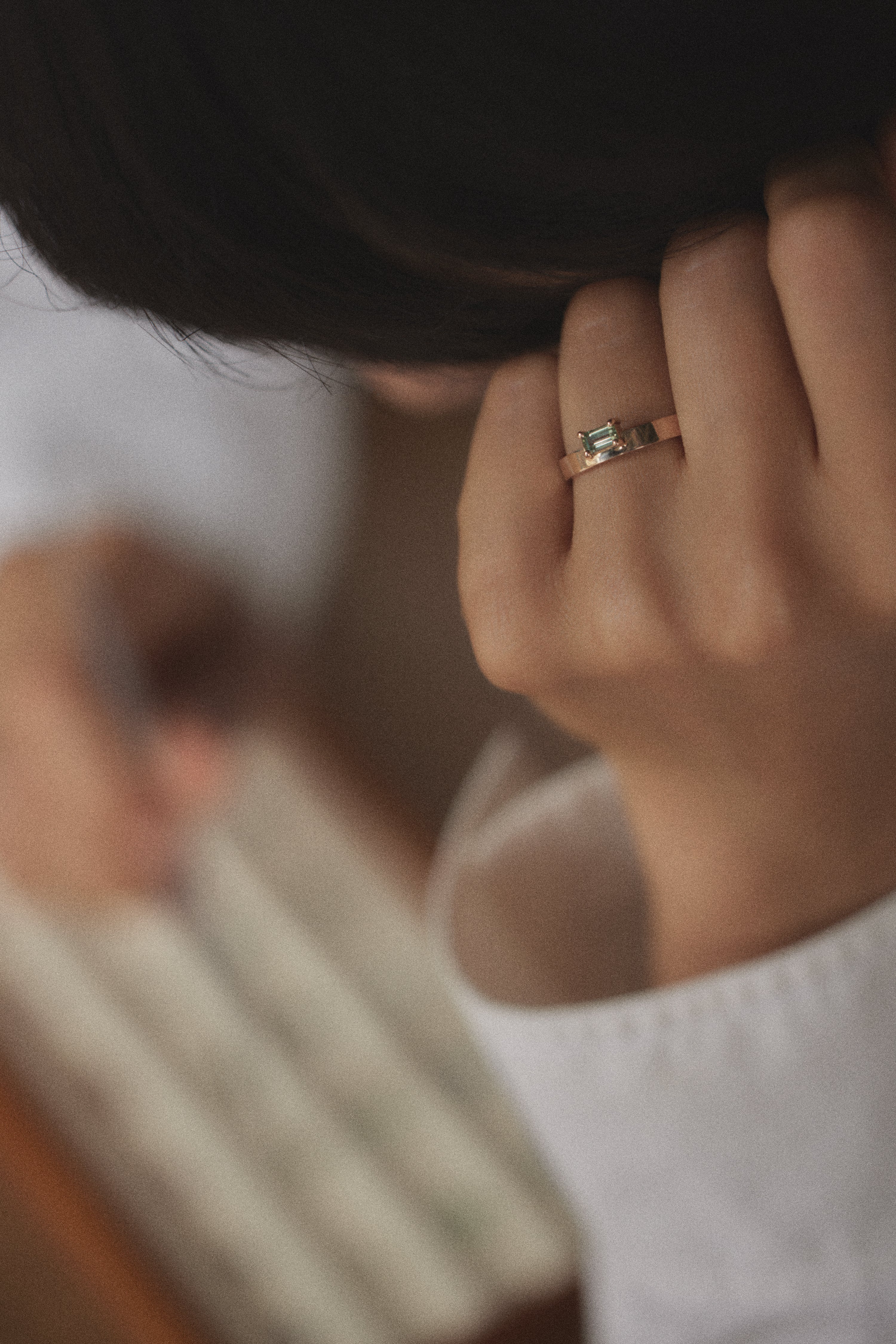 Monolith Ring - Horizontal Emerald Cut - Image 4