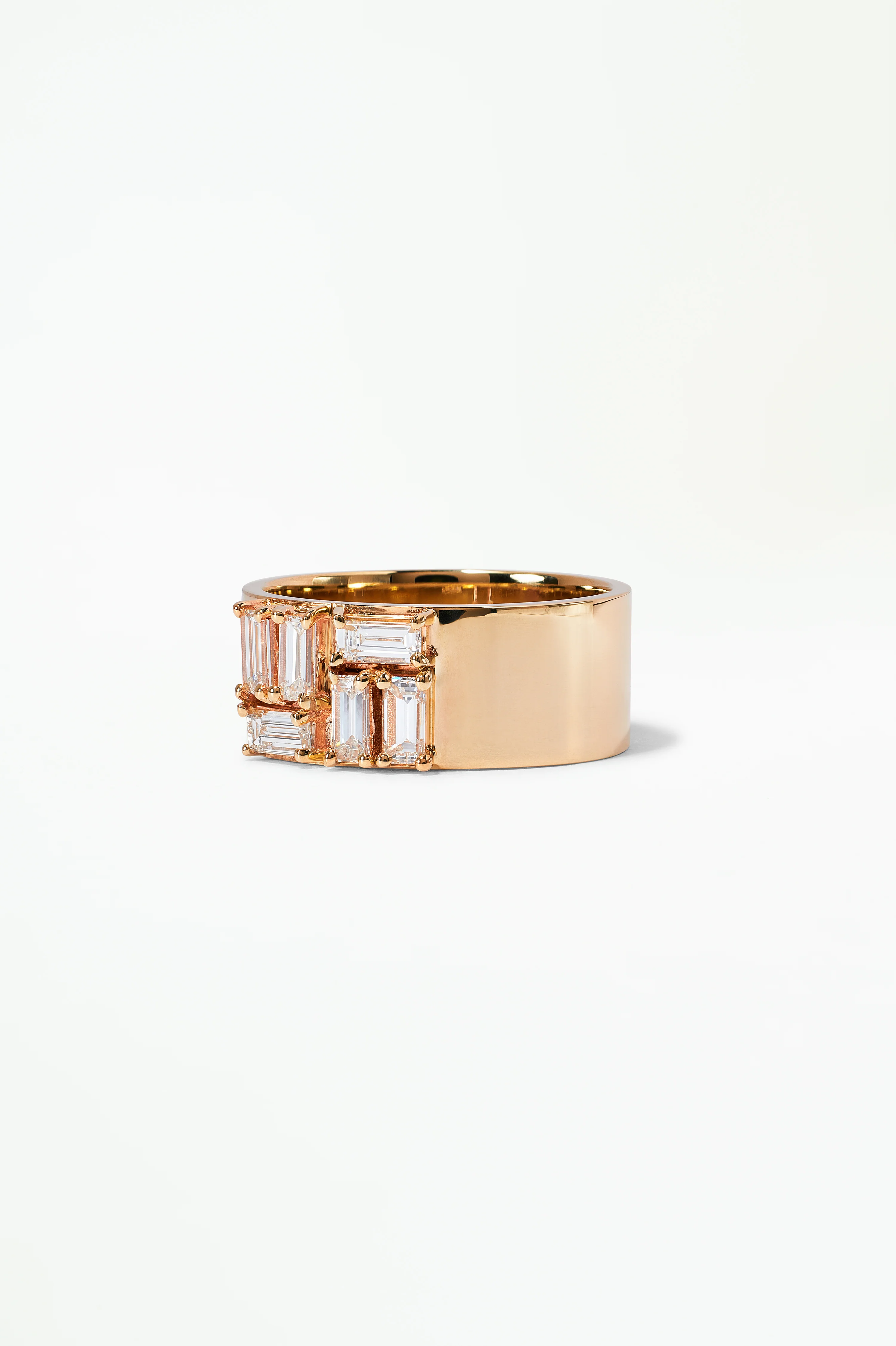 One of a Kind Baguette Cut Diamond Menhir Ring No. 20 - Image 3