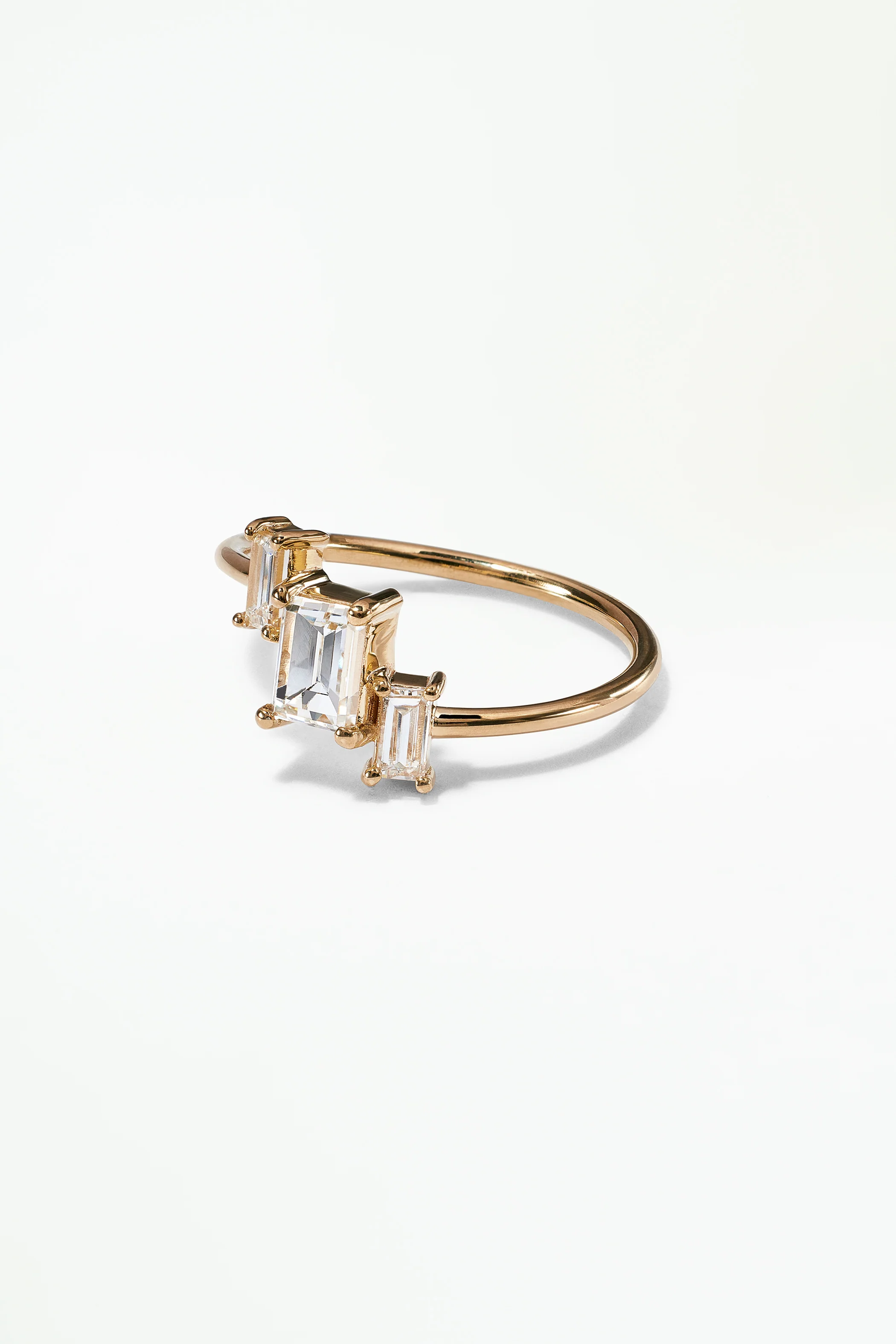 One of a Kind Baguette Cut Diamond Mosaic Ring No. 27 - Image 3
