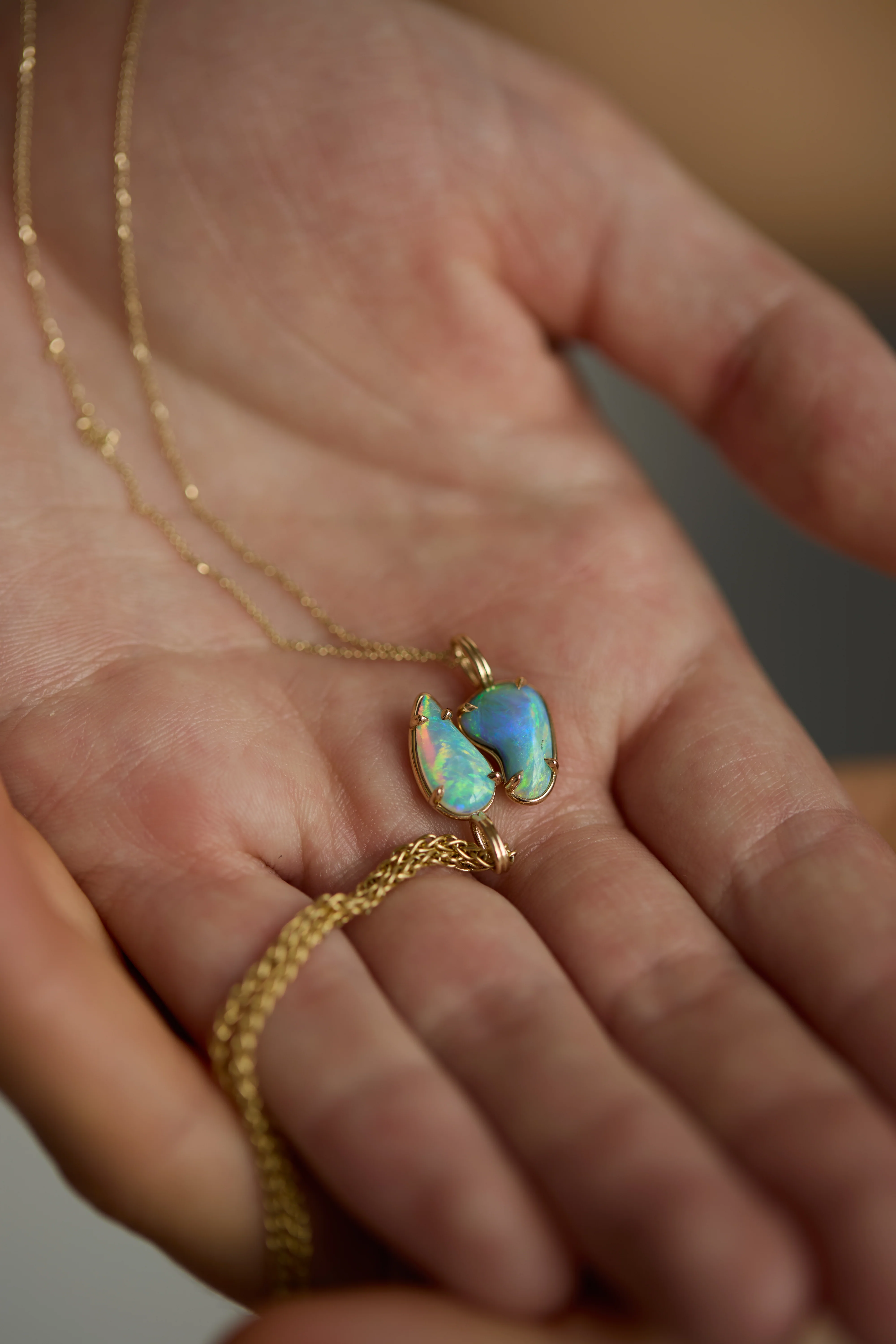 One of a Kind Borealis Opal Pendants No. 42 & No. 43 - Image 2