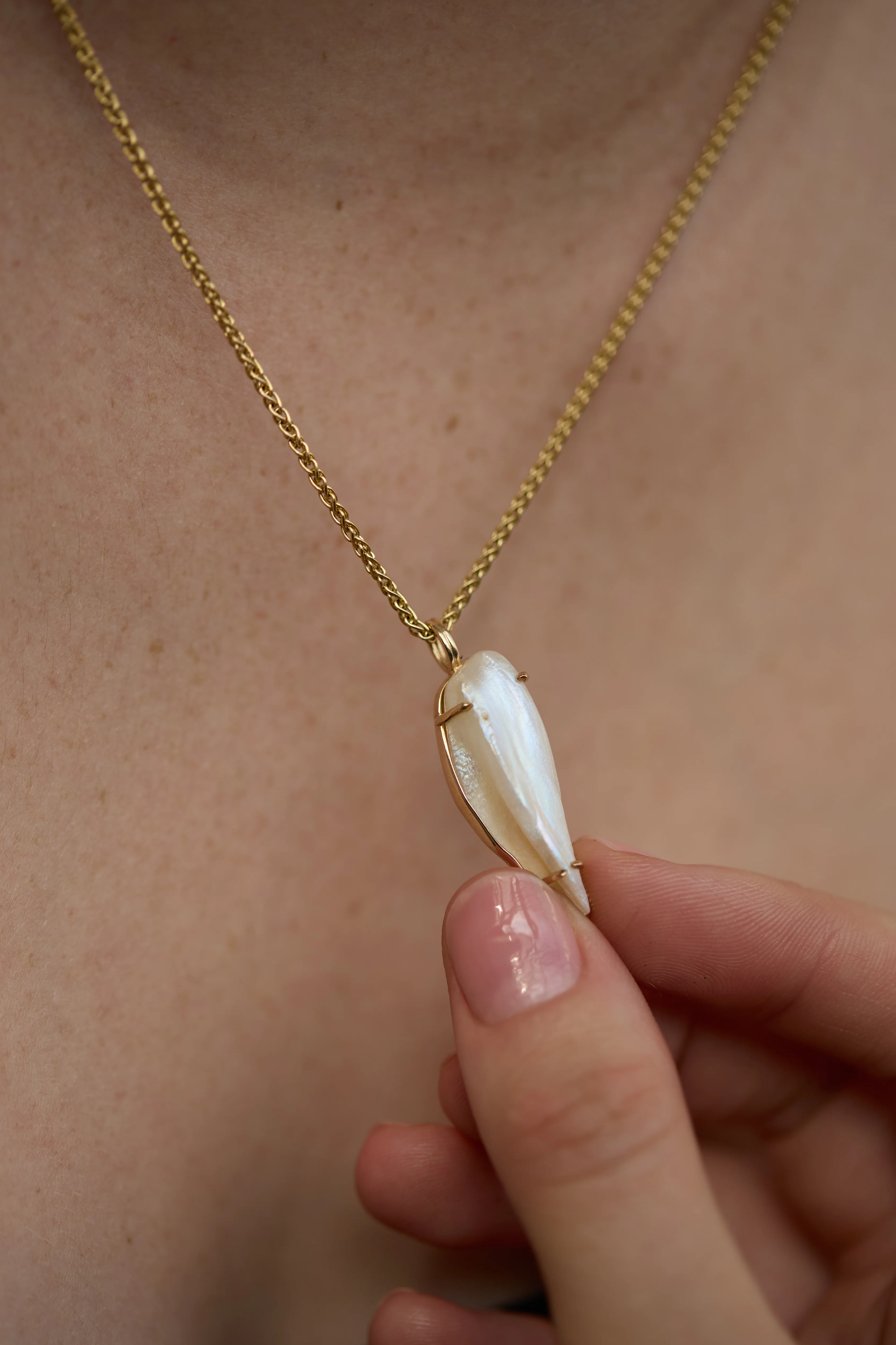 One of a Kind Borealis Pearl Pendant No. 2 - Image 2