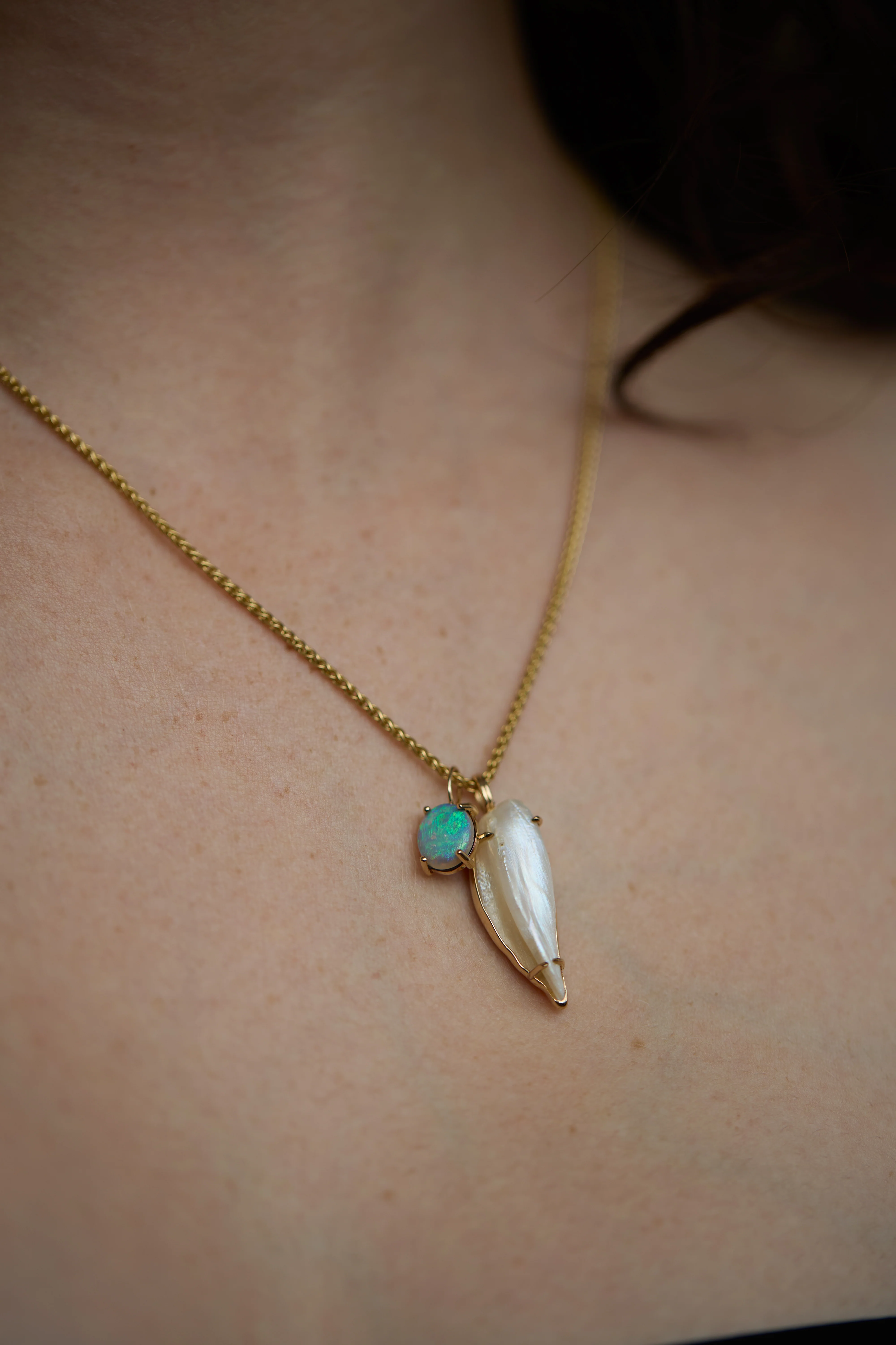 One of a Kind Borealis Pearl Pendant No. 2 - Image 6