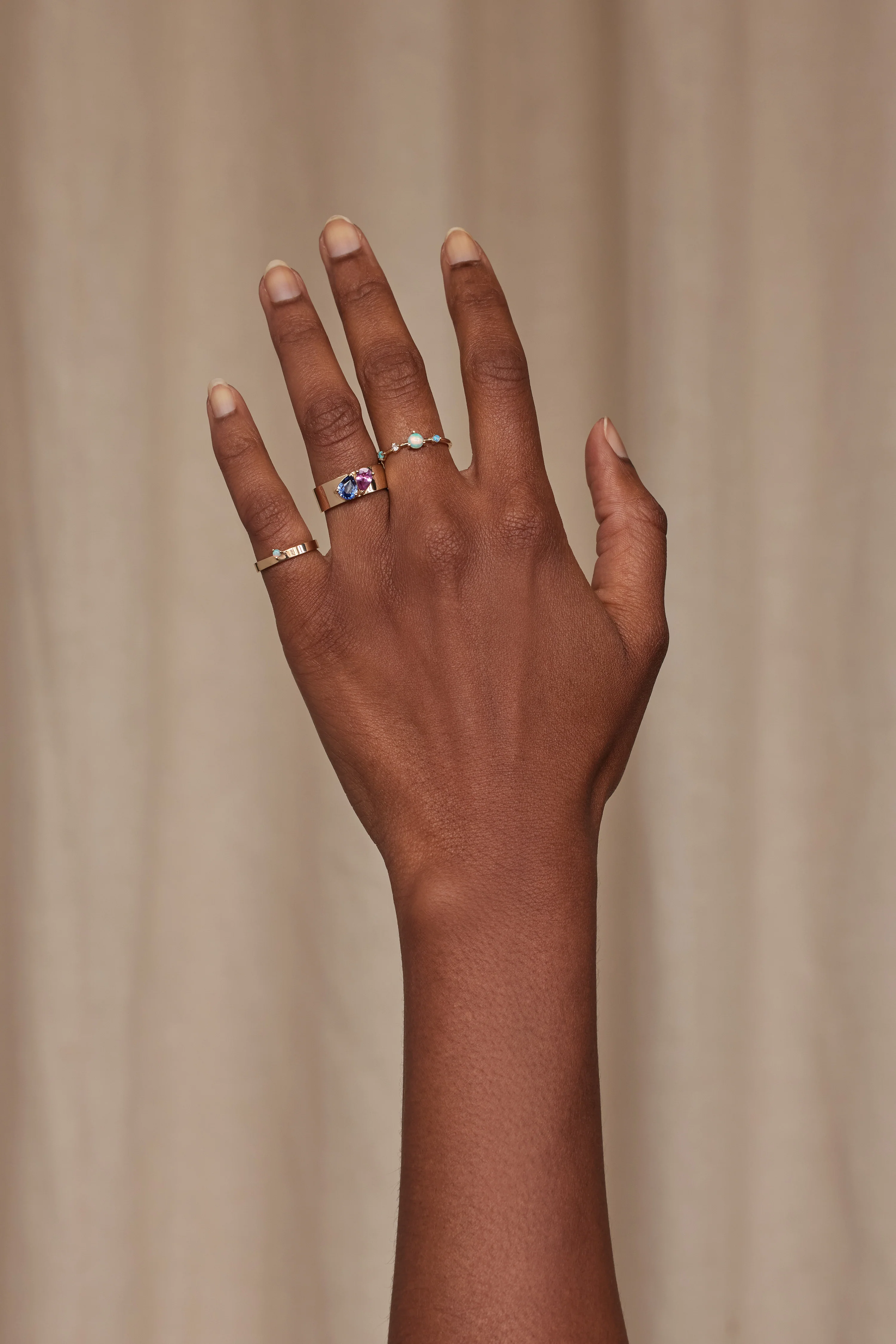 One of a Kind Brilliant Cut Double Pear Menhir Ring No. 22 - Image 4