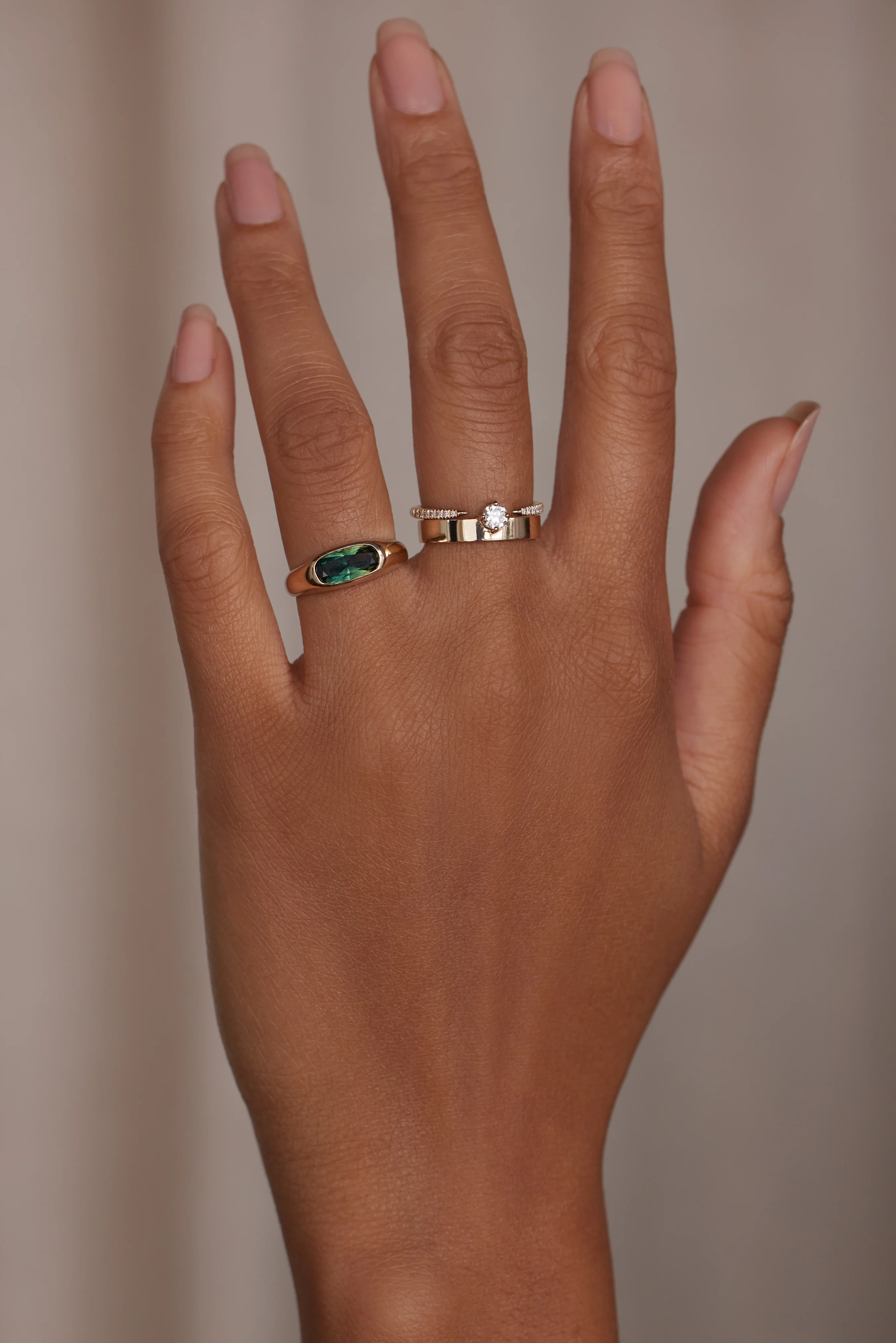One of a Kind Cushion Cut Sapphire Signet Ring No. 63 - Image 2