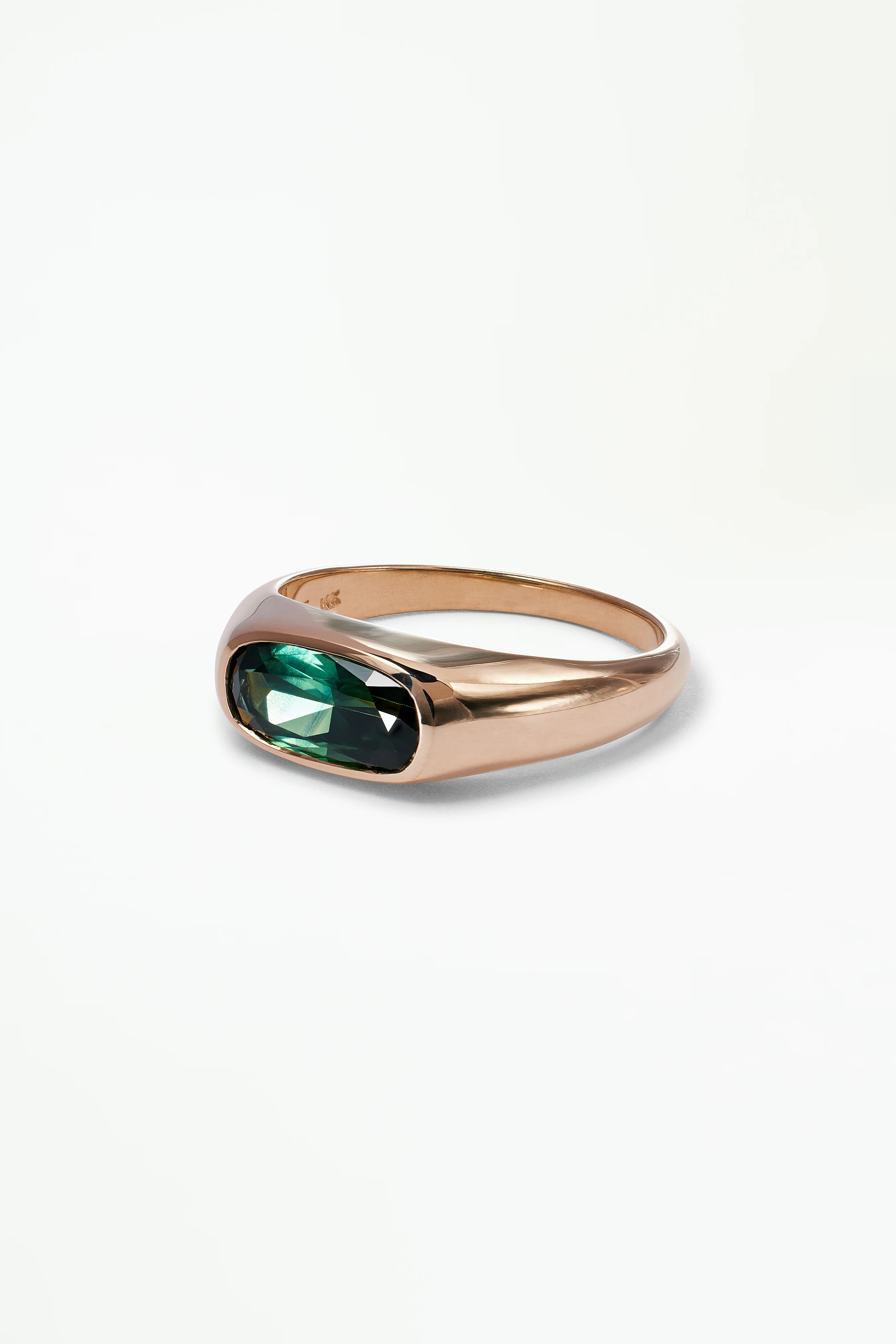 One of a Kind Cushion Cut Sapphire Signet Ring No. 63 - Image 3
