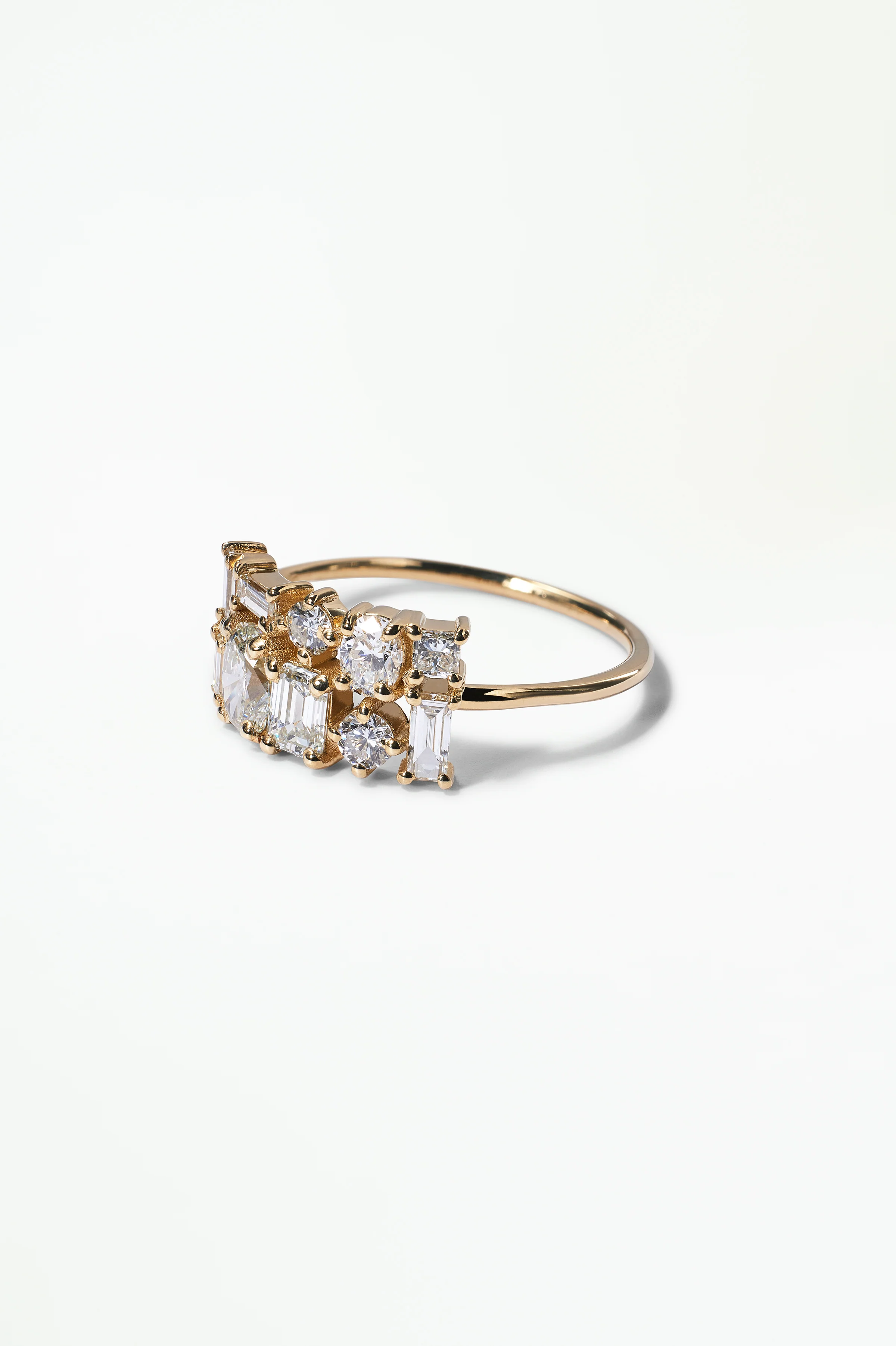 One of a Kind Diamond Mosaic Ring No. 33 - Image 3