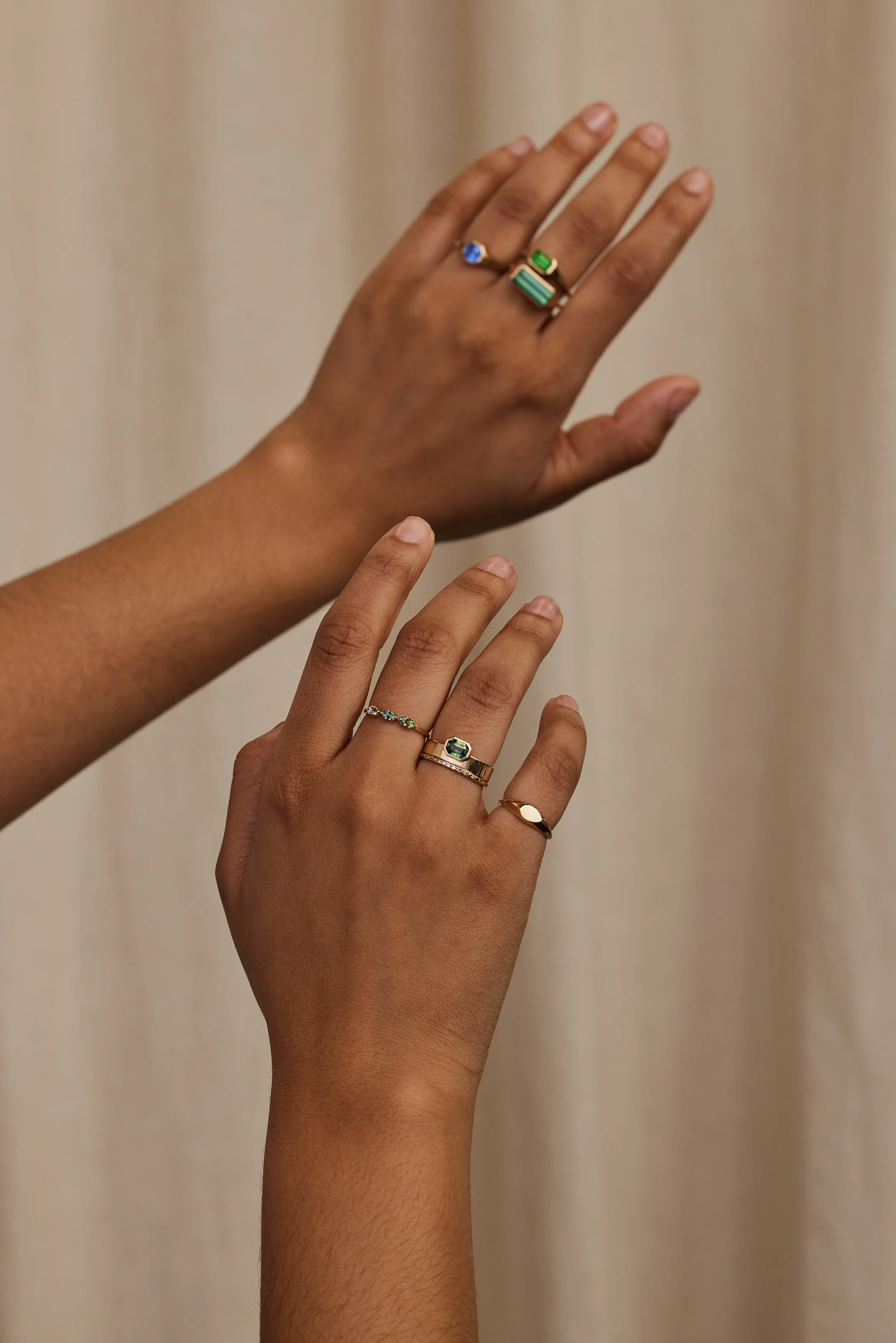 One of a Kind Emerald Cut Sapphire Monolith Ring No. 17 - Image 5