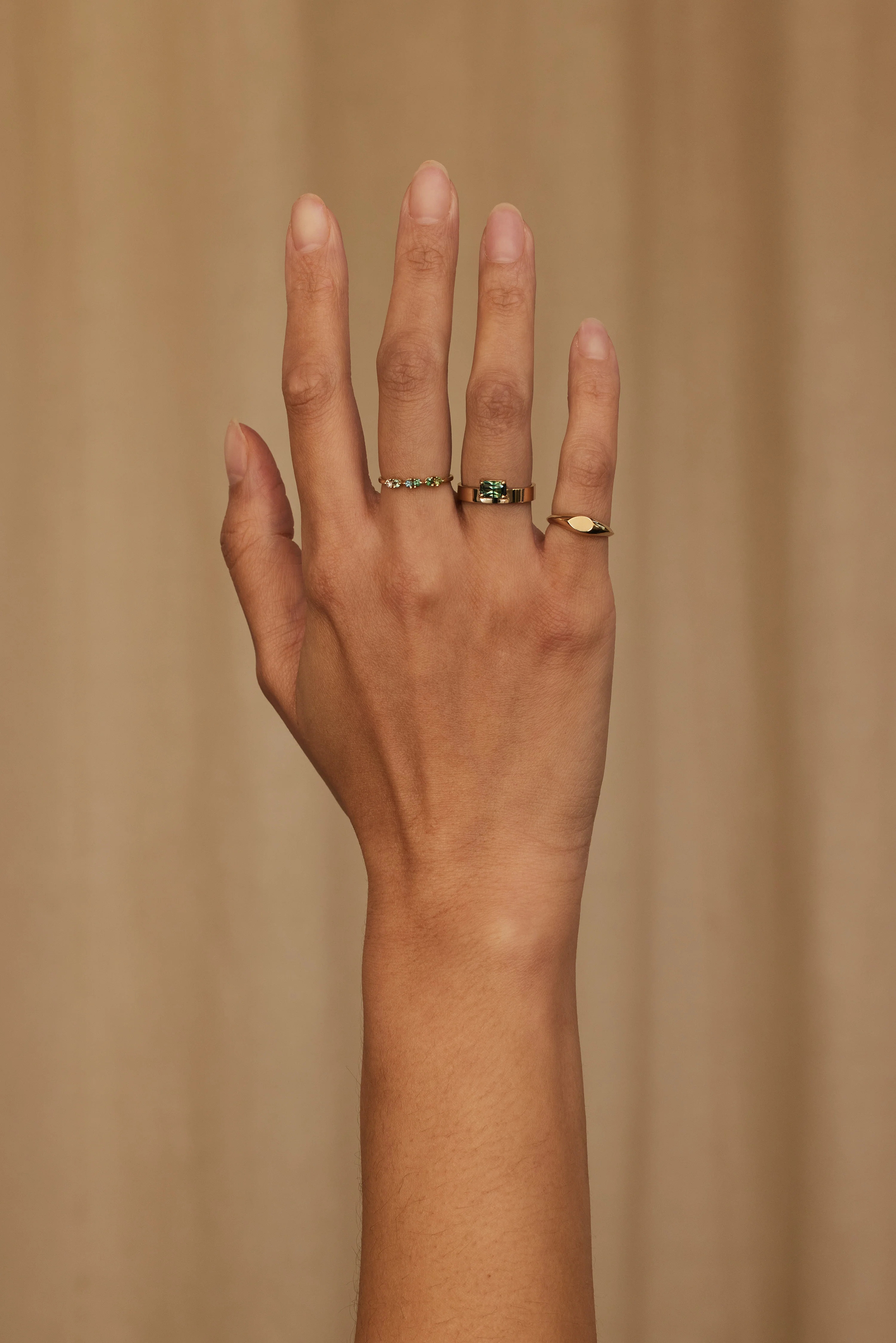 One of a Kind Emerald Cut Sapphire Monolith Ring No. 2 - Image 4