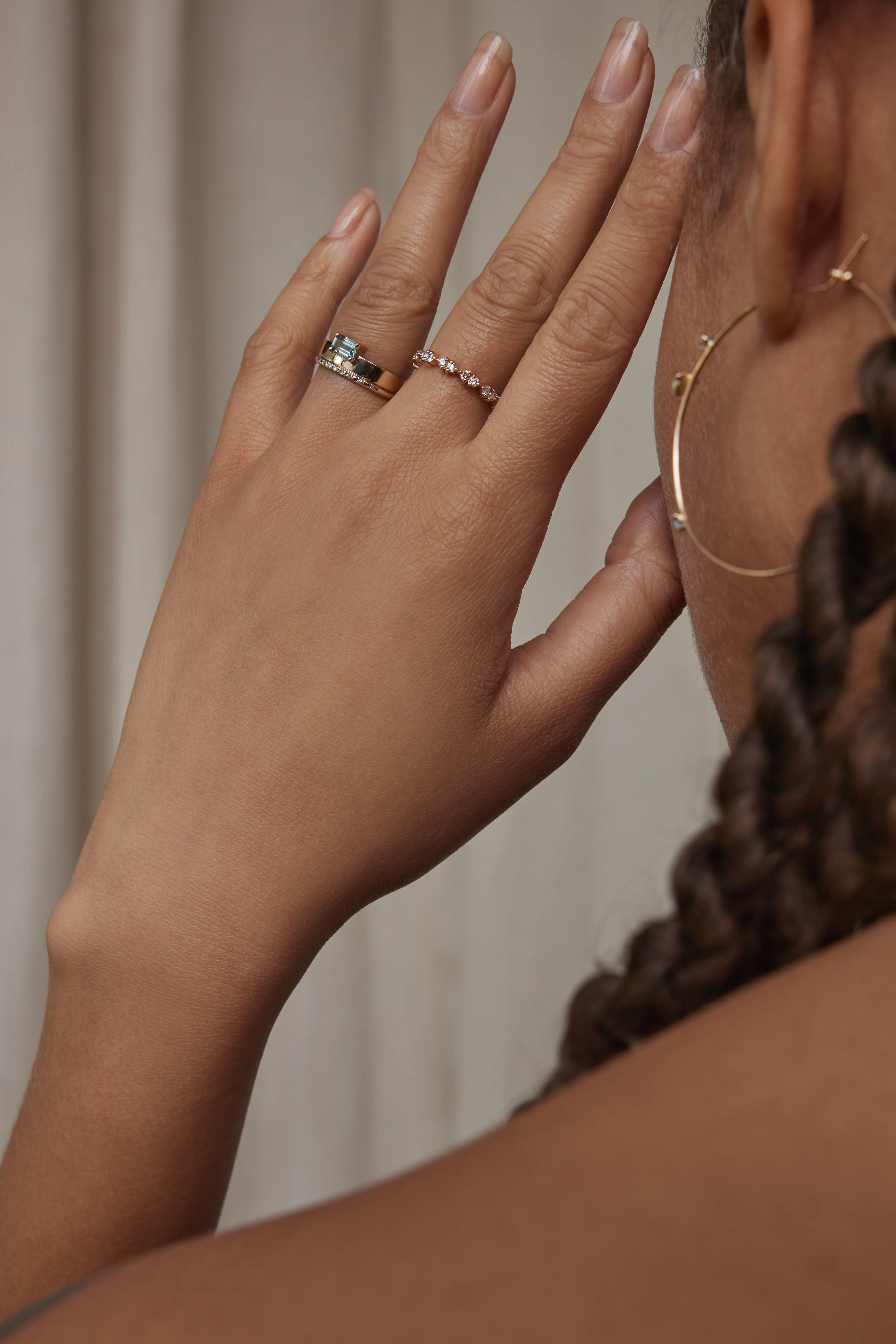 One of a Kind Emerald Cut Sapphire Monolith Ring No. 38 - Image 4