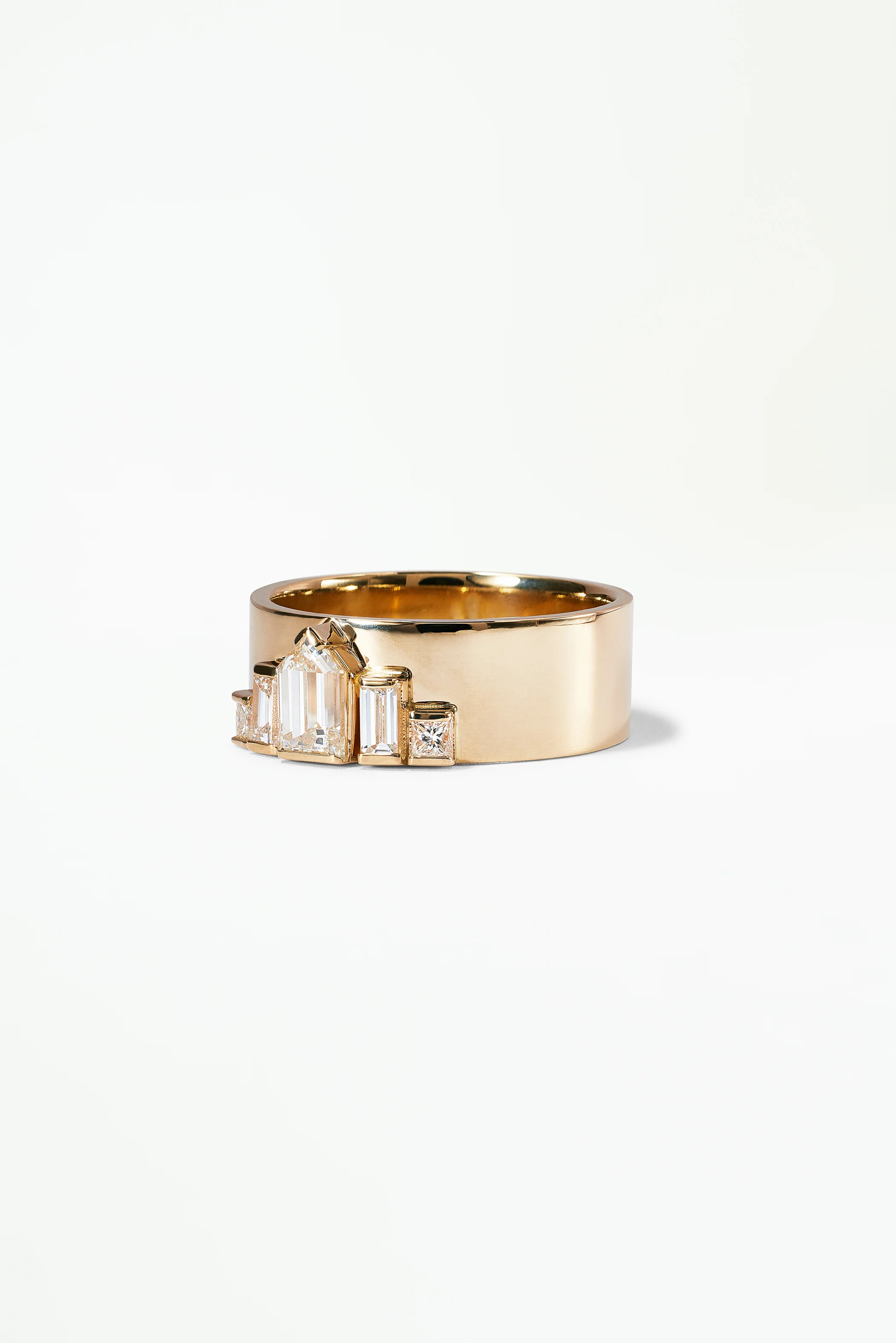 One of a Kind Fancy Cut Diamond Menhir Ring No. 21 - Image 3