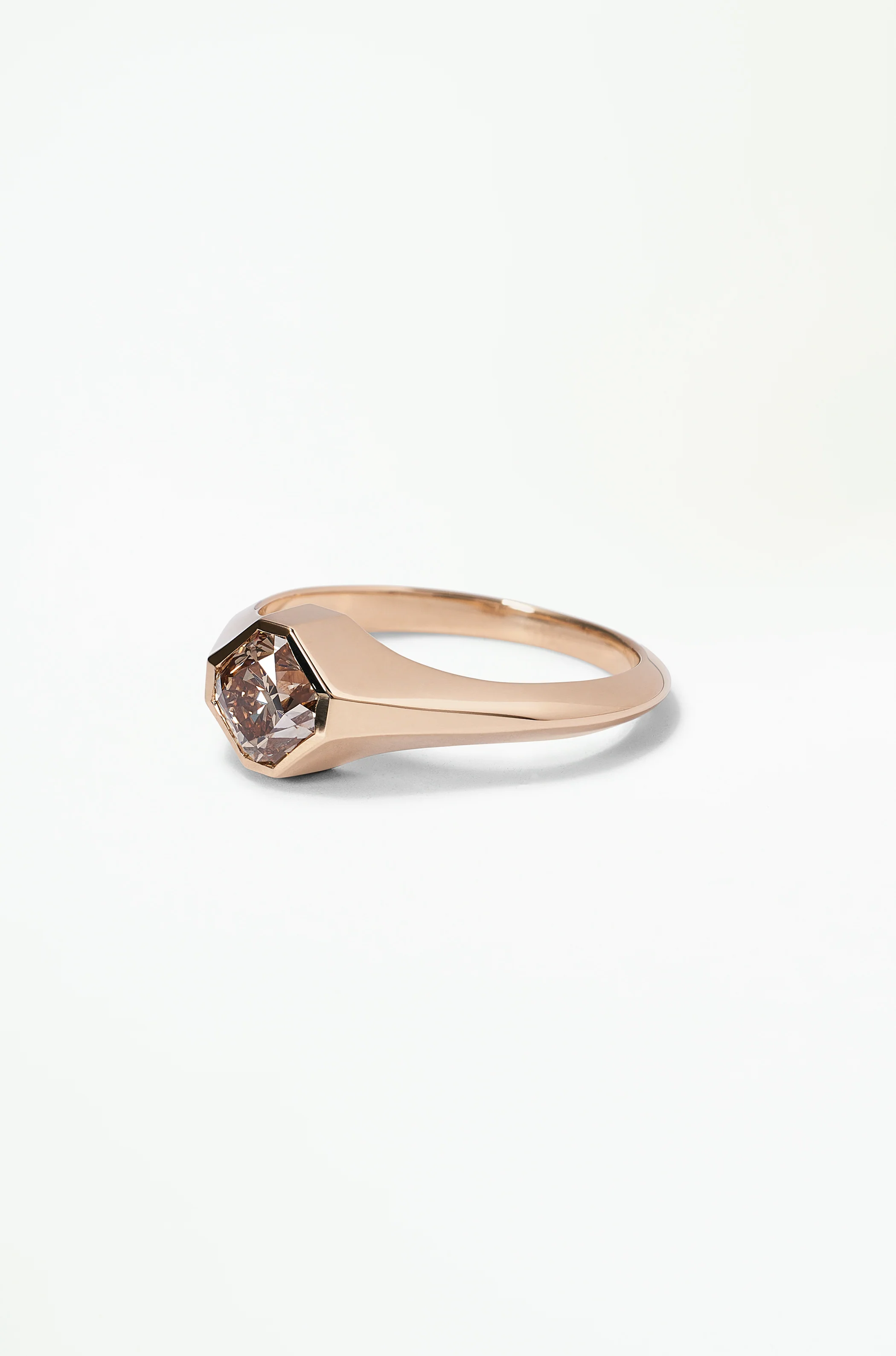 One of a Kind Fancy Cut Diamond Signet Ring No. 44 - Image 3