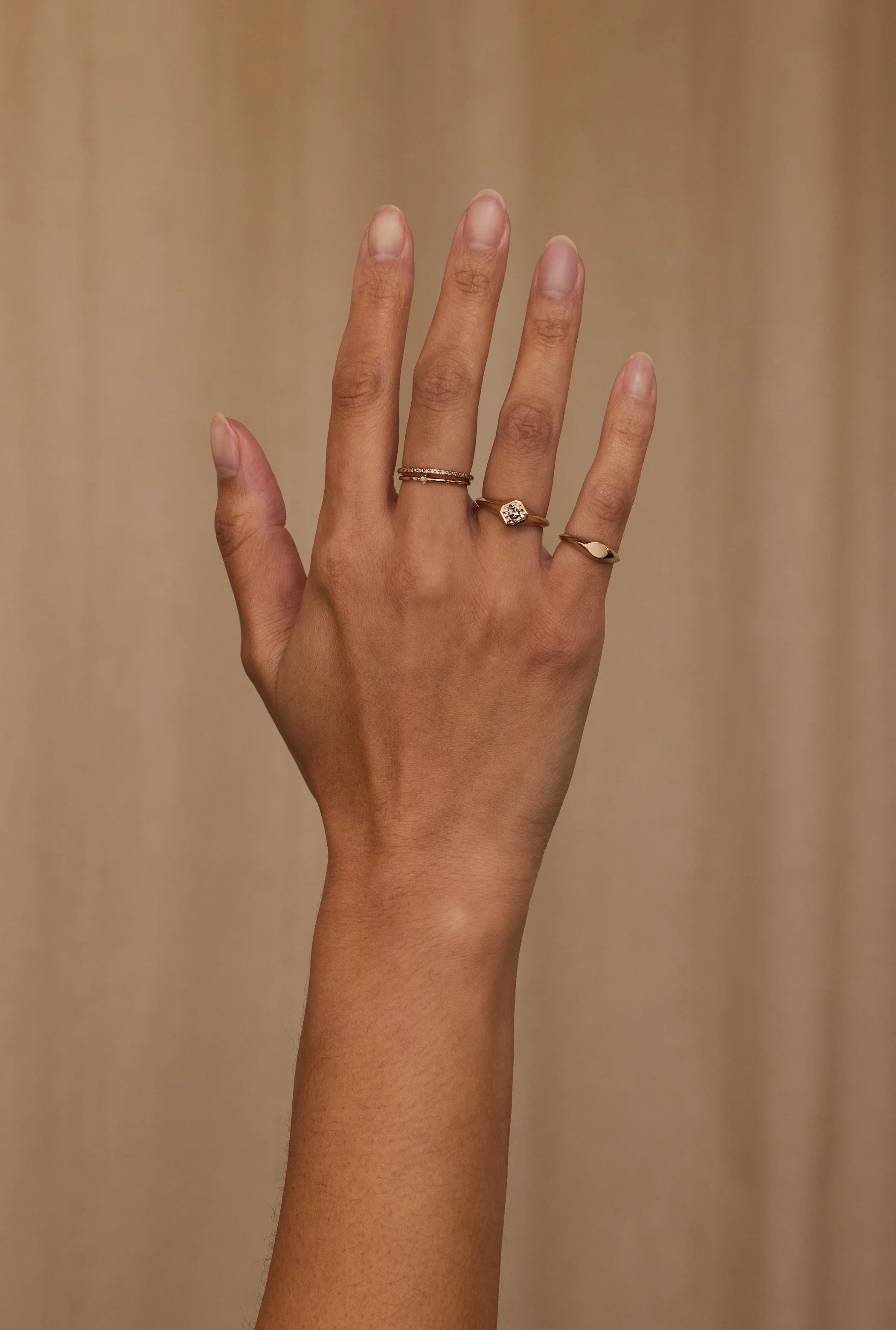 One of a Kind Fancy Cut Diamond Signet Ring No. 44 - Image 4