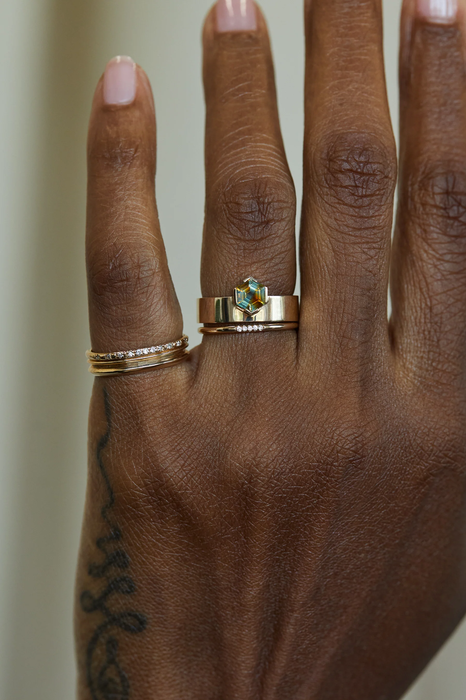 One of a Kind Hexagon Sapphire Monolith - Image 4