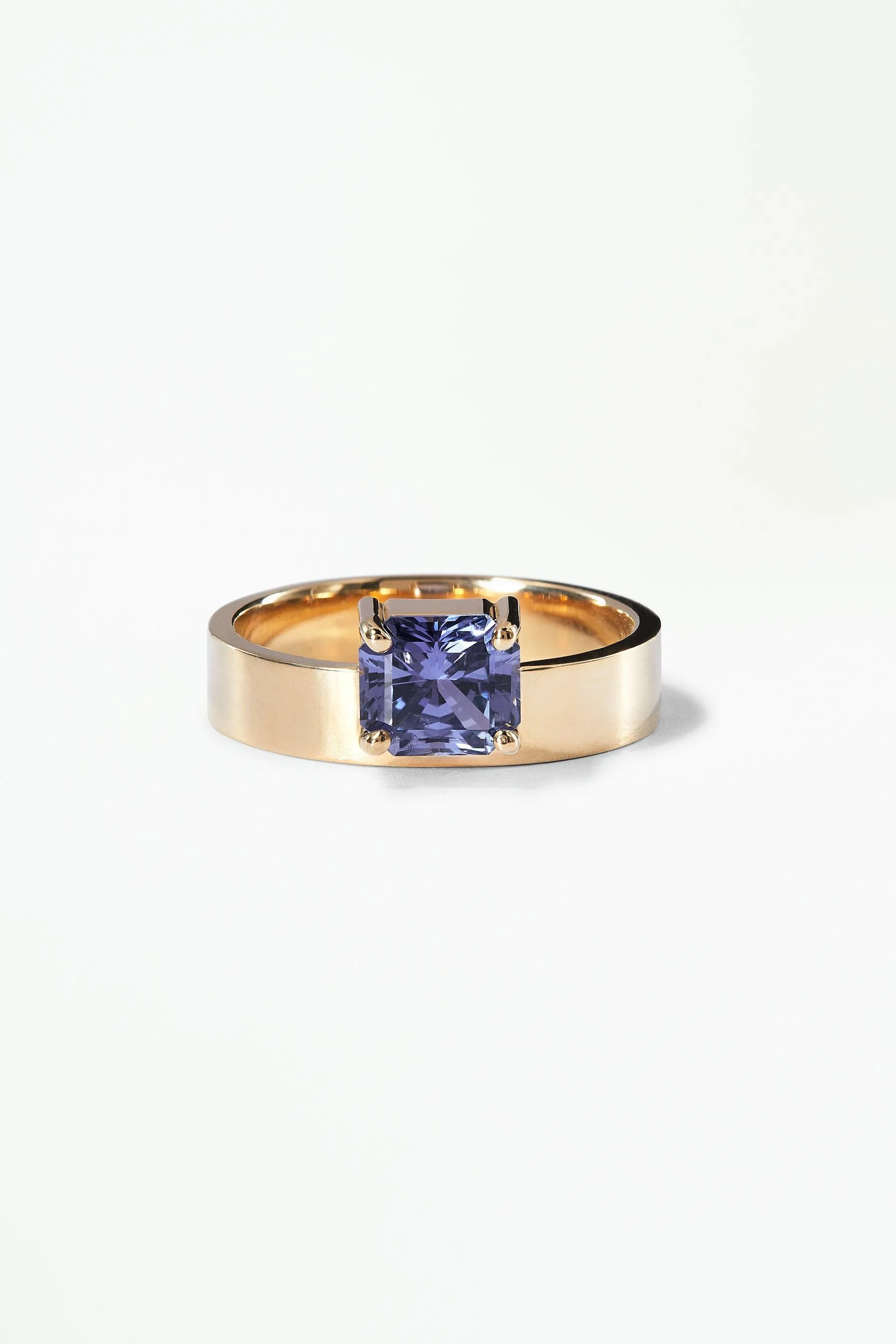 One of a Kind Horizontal Color Change Sapphire Monolith