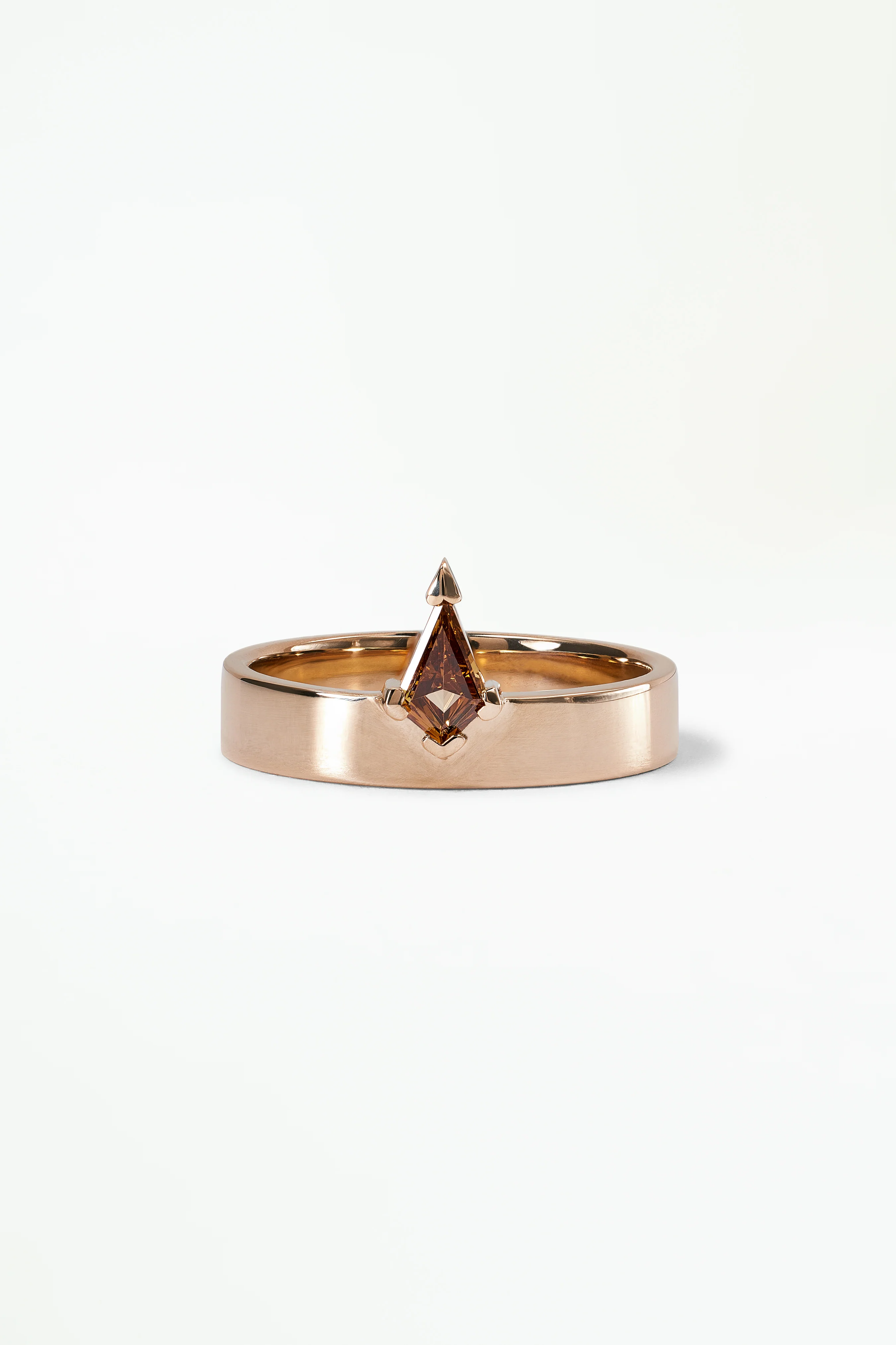 One of a Kind Kite Cut Diamond Monolith Ring No. 40