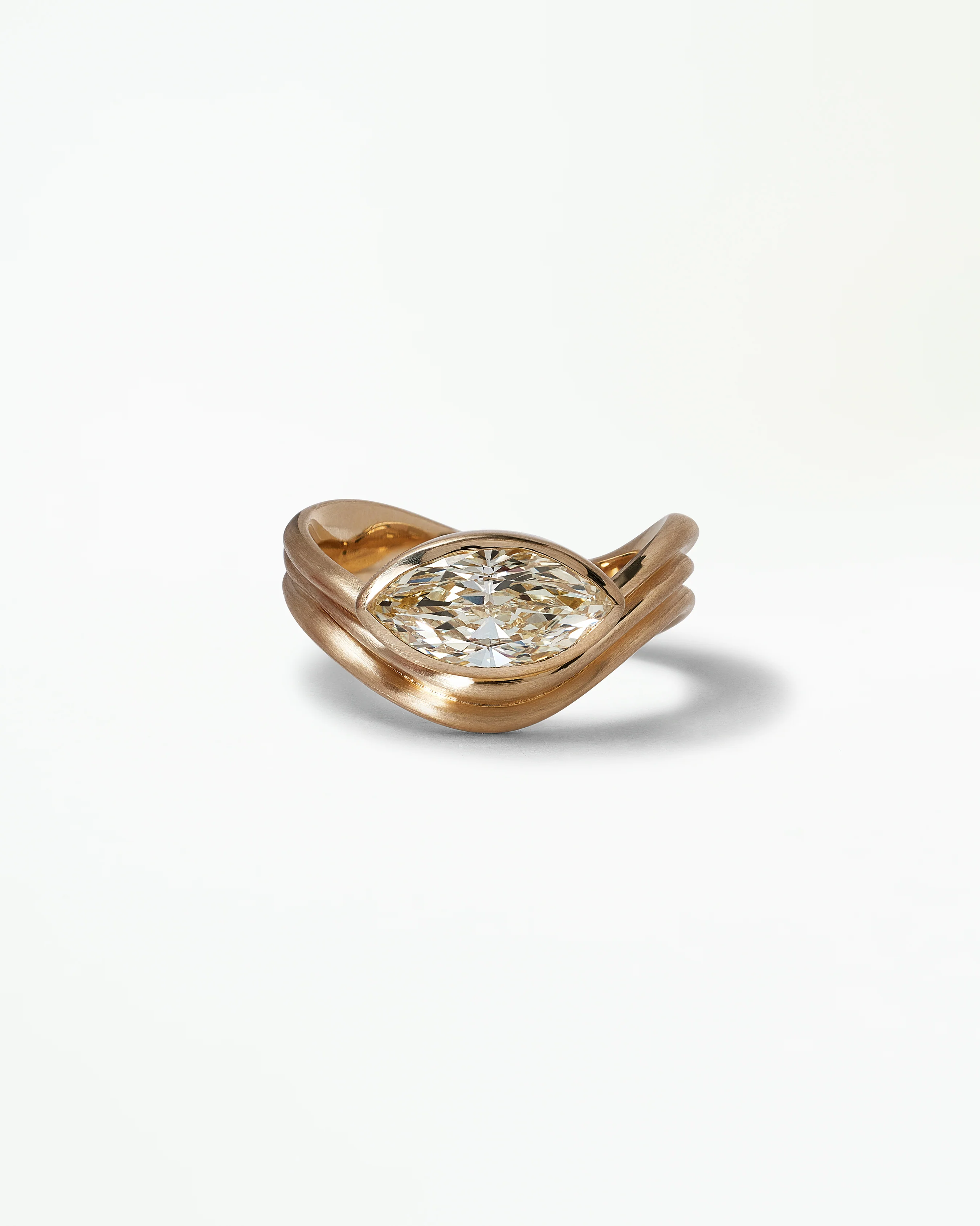 One of a Kind Marquise Diamond Coast Ring