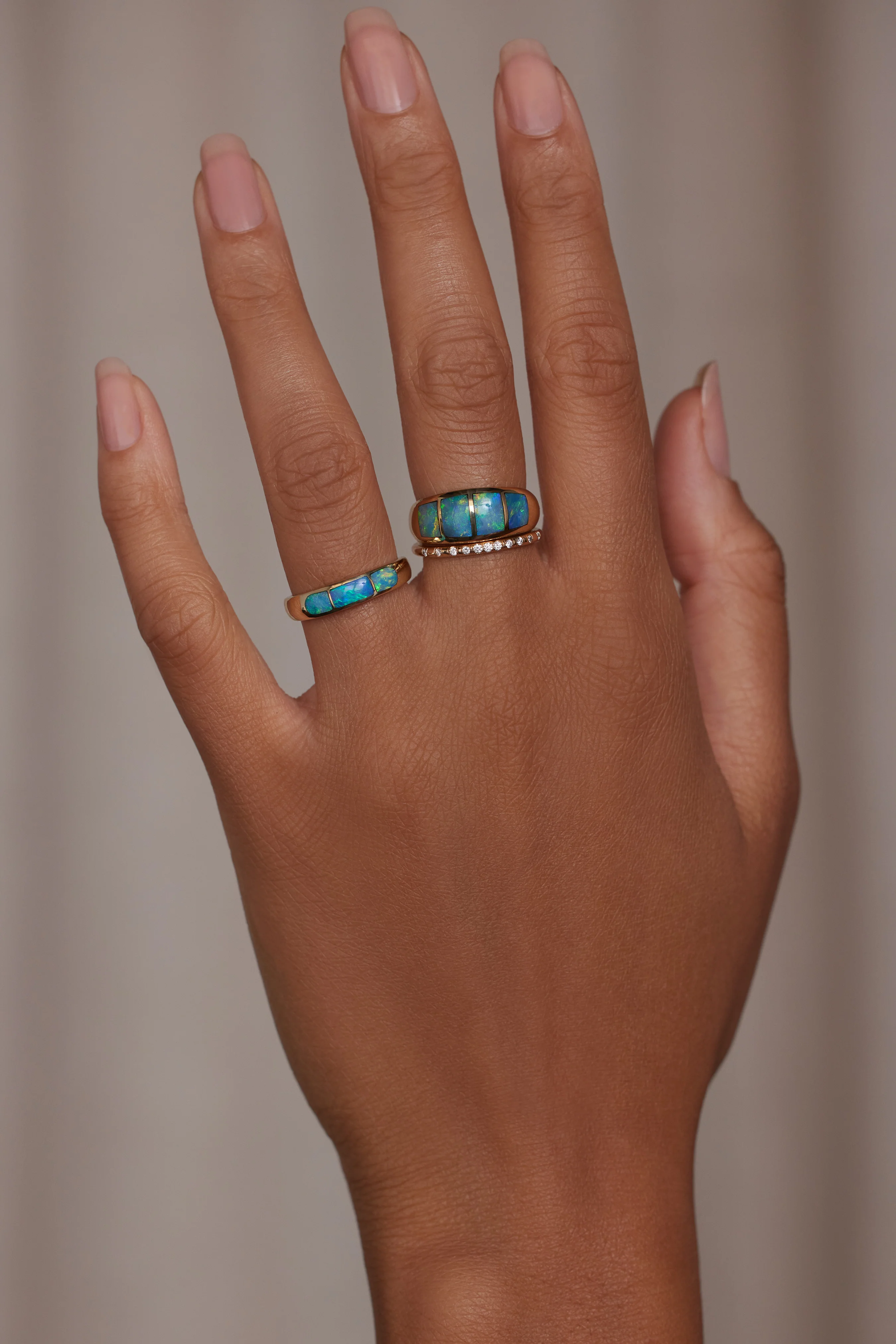 One of a Kind Opal Inlay Ring No. 2 - Image 2