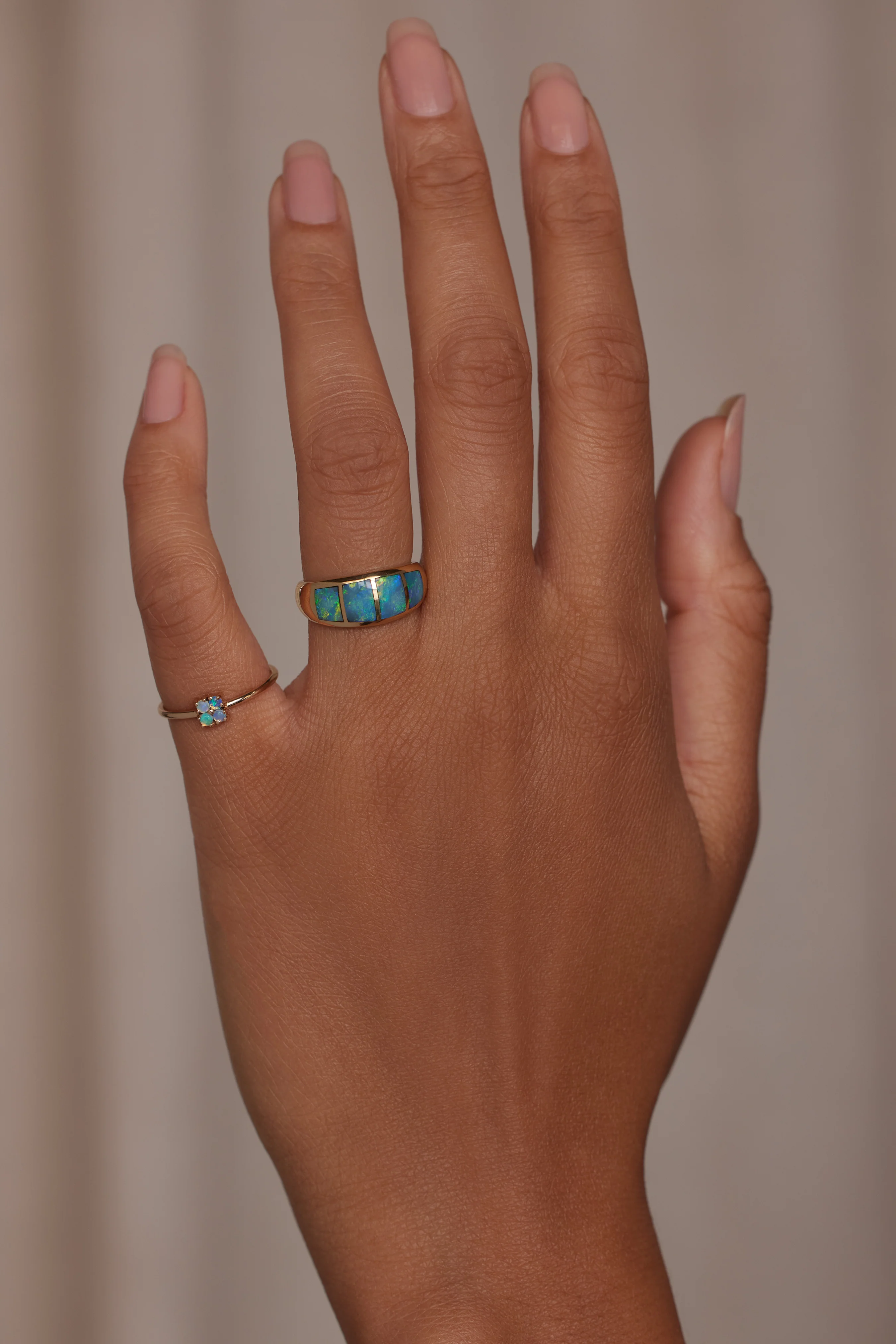 One of a Kind Opal Inlay Ring No. 4 - Image 2