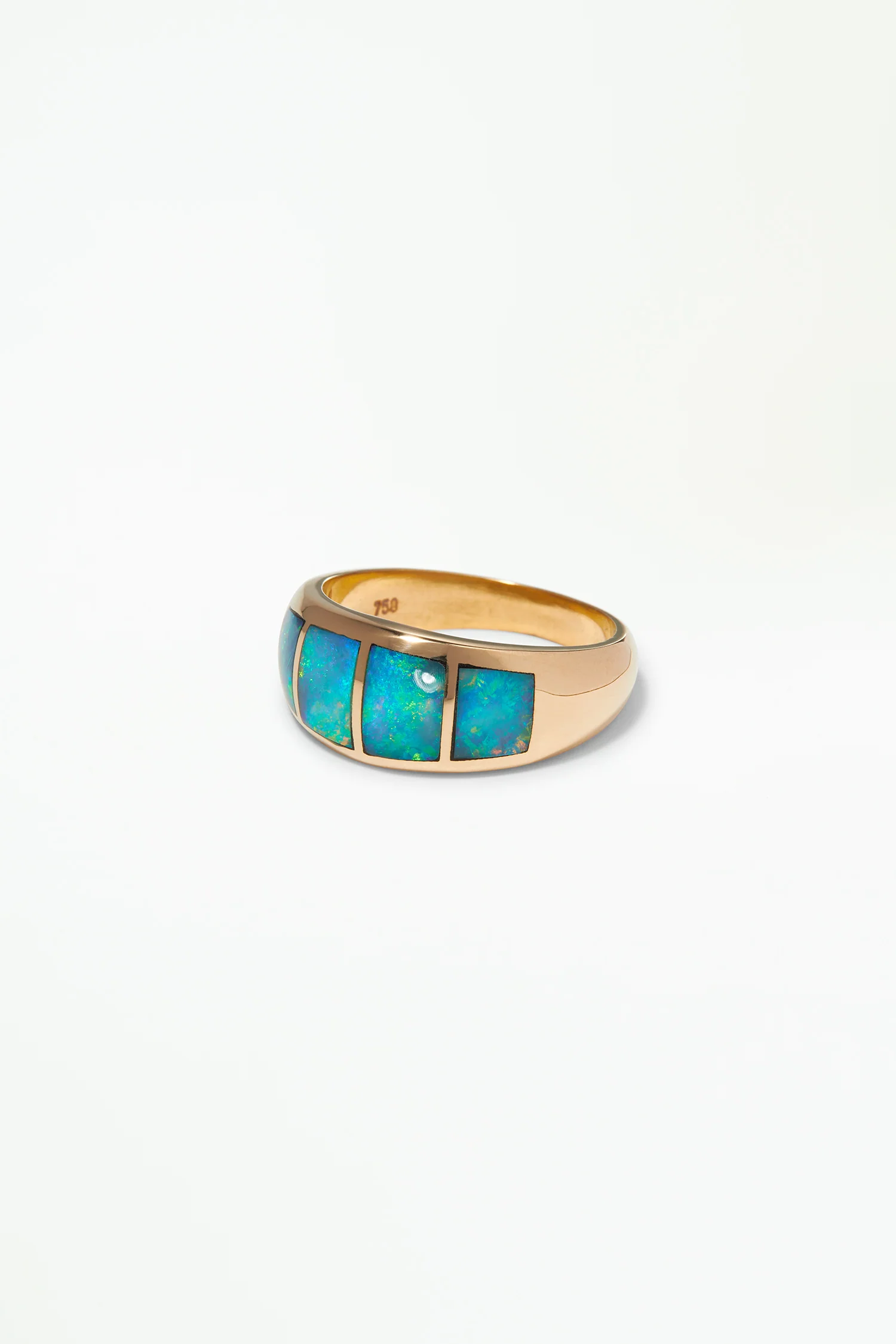 One of a Kind Opal Inlay Ring No. 4 - Image 3
