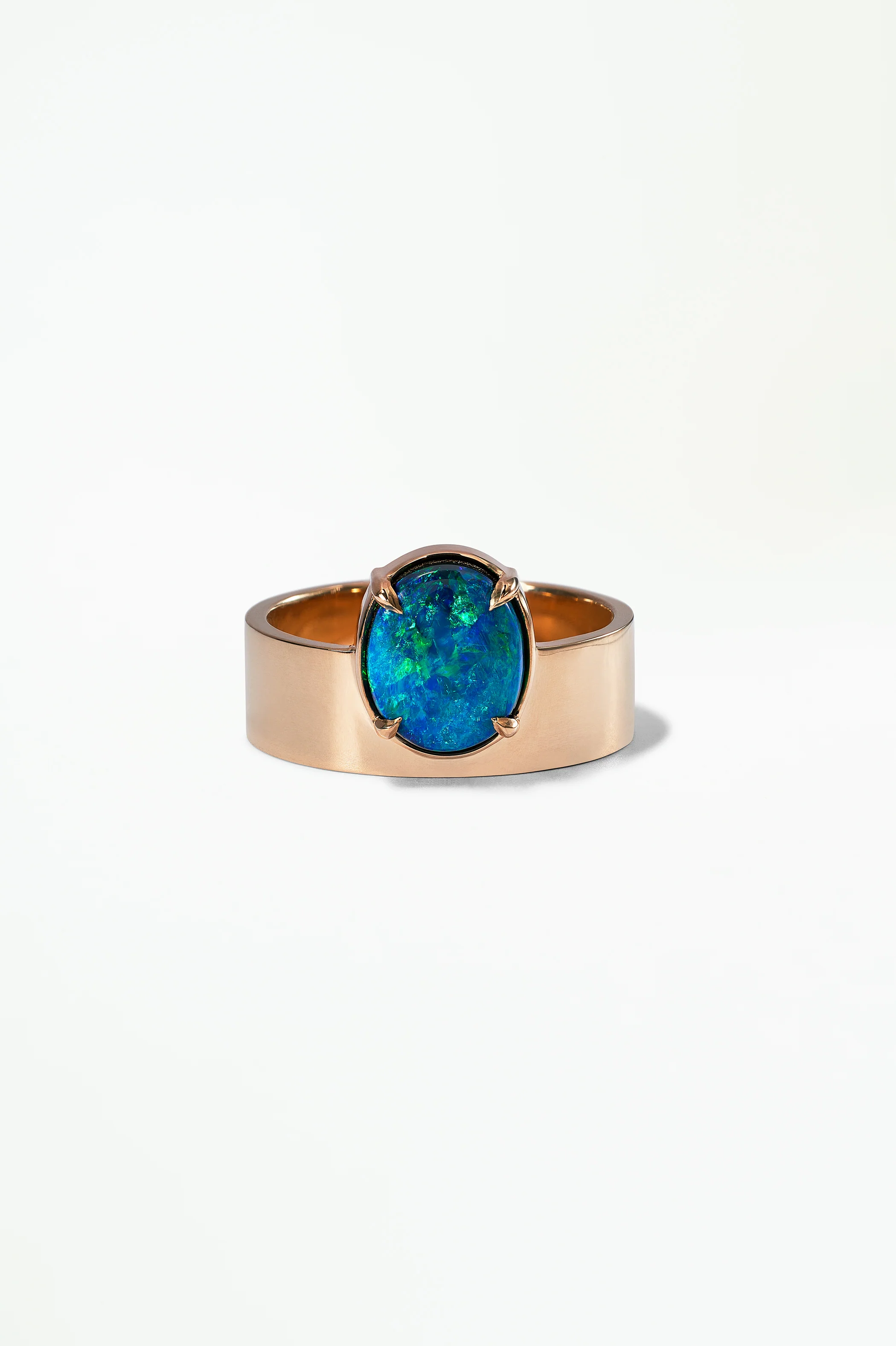 One of a Kind Black Opal Monolith Ring No. 13