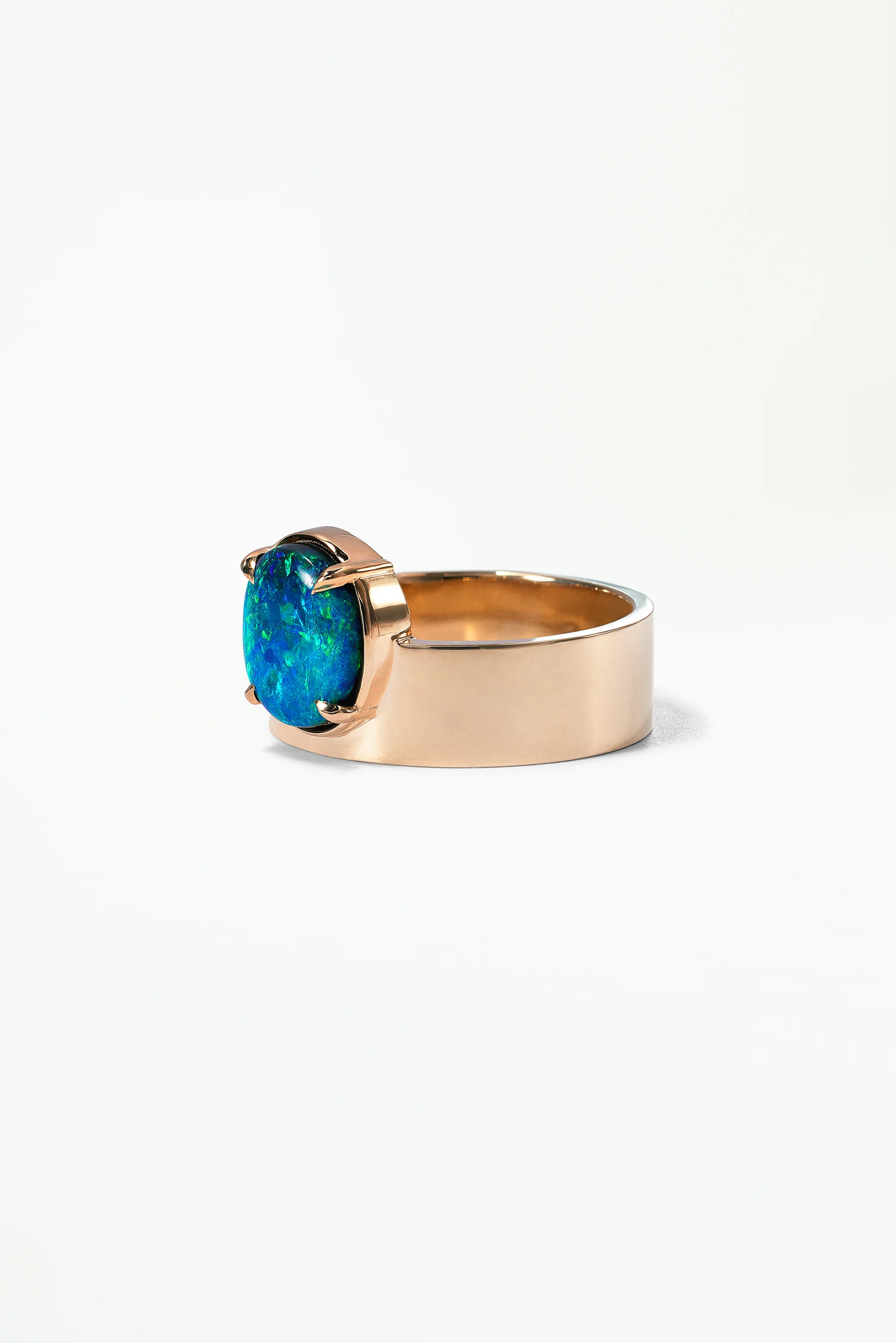 One of a Kind Black Opal Monolith Ring No. 13 - Image 3